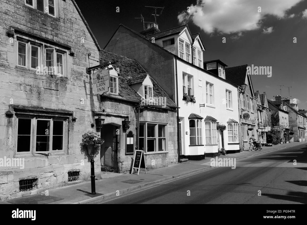 Cotswold market town Black and White Stock Photos & Images Alamy