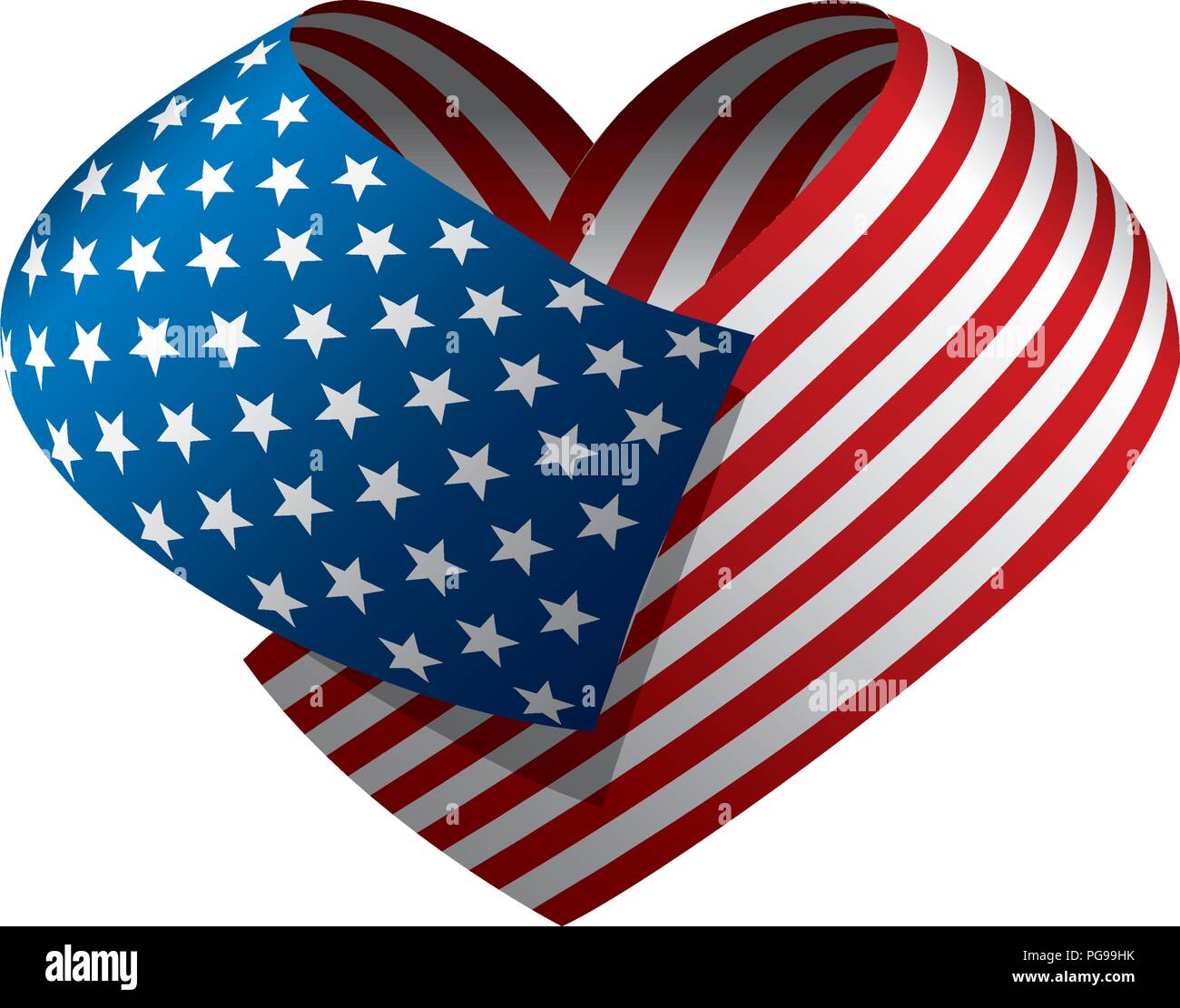 USA Flag isolated Stock Vector Image & Art - Alamy