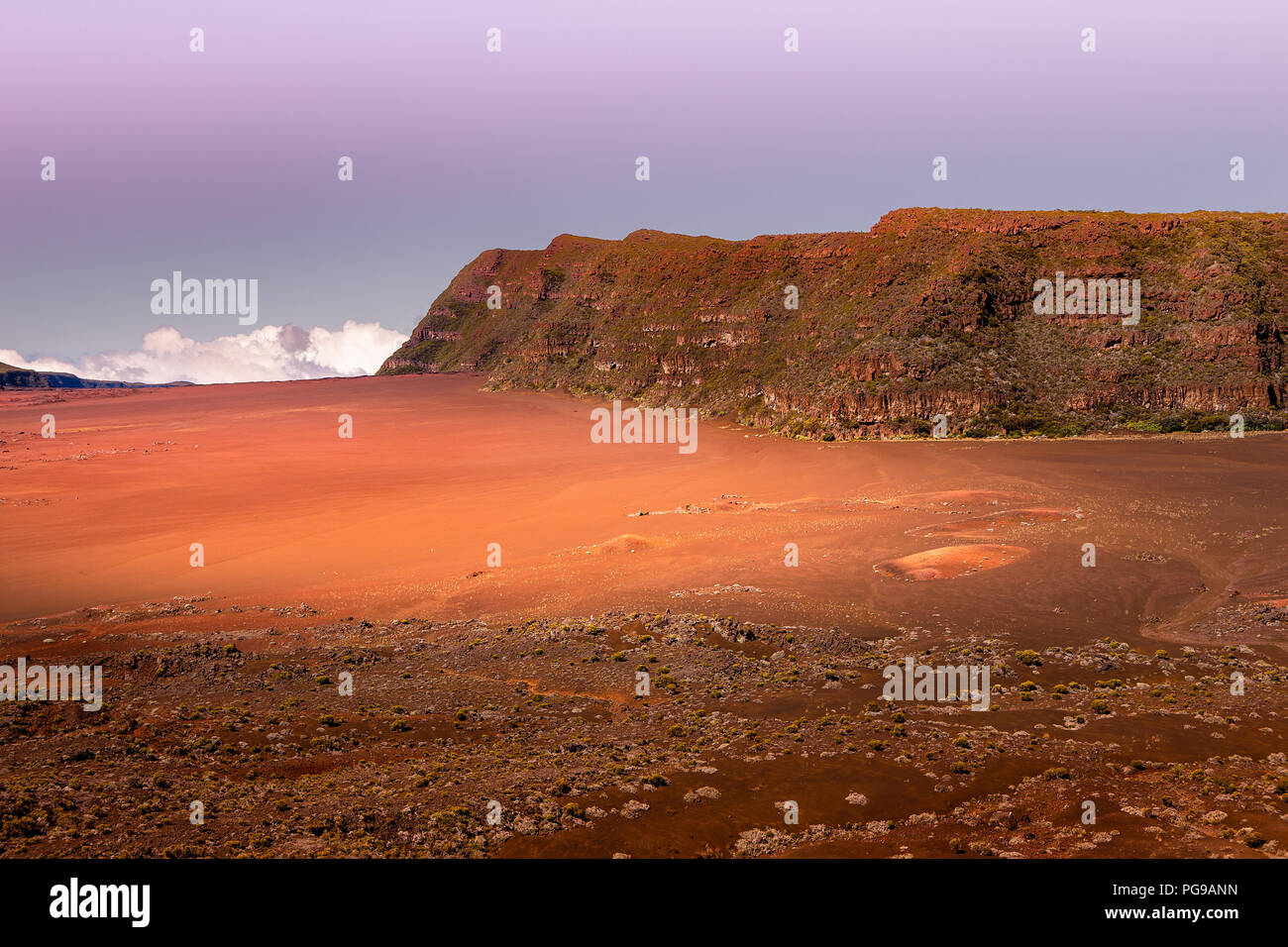 Piton de la Fournaise volcano, Reunion island, indian ocean, France