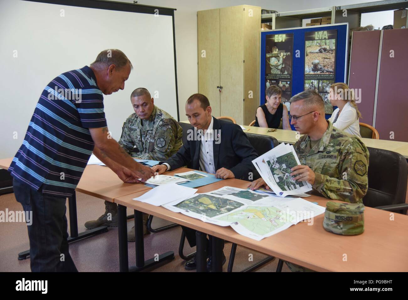 (BOEBLINGEN, GERMANY) Col. Neal Corson, commander of U.S. Army Garrison