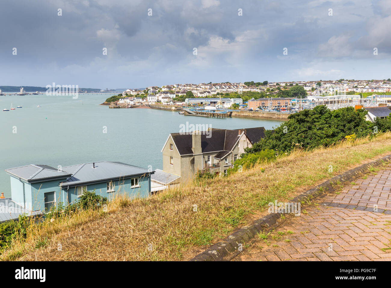 Milford Haven in Pembrokeshire, Wales, UK Stock Photo Alamy