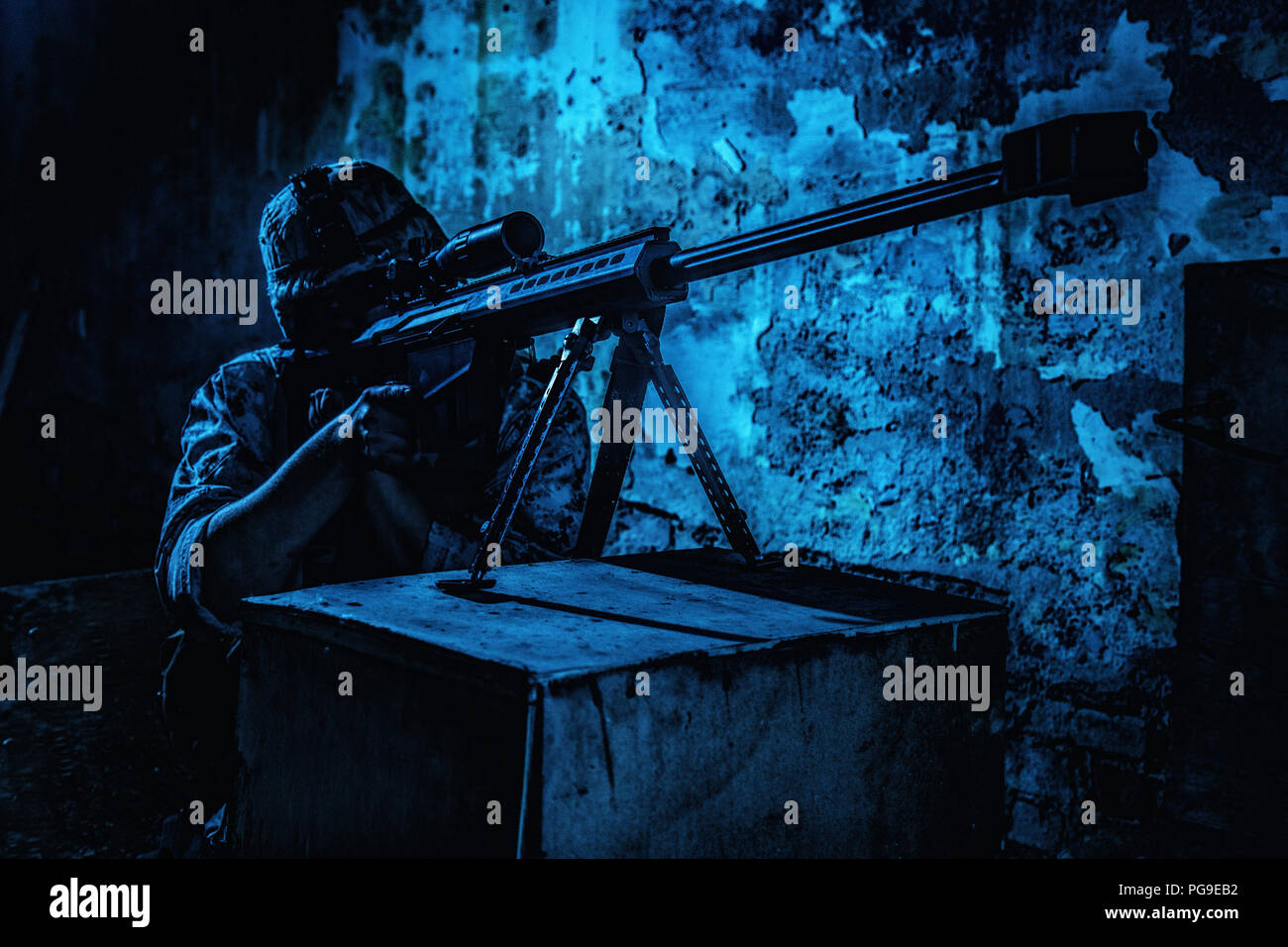 50 caliber sniper rifle hi-res stock photography and images - Alamy