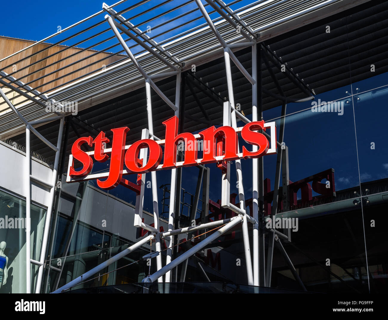 St john's shopping centre liverpool hires stock photography and images