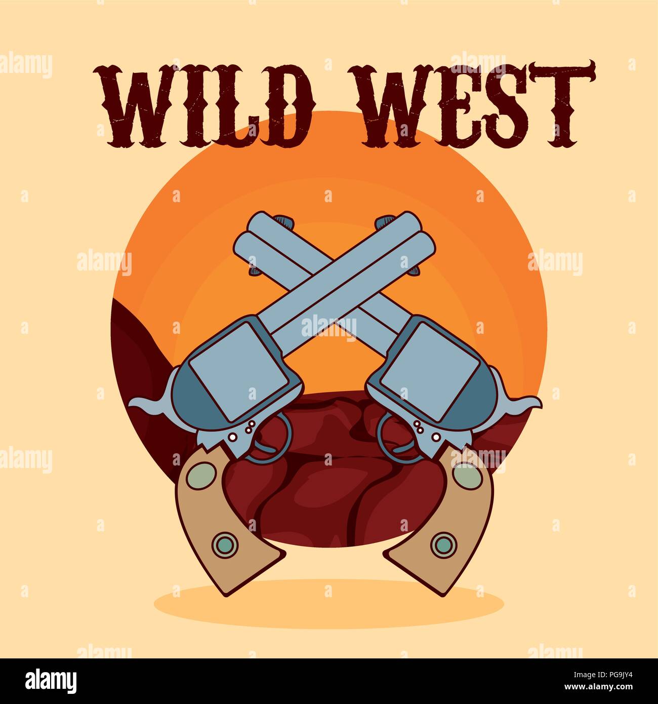 Wild west concept Stock Vector Image & Art - Alamy