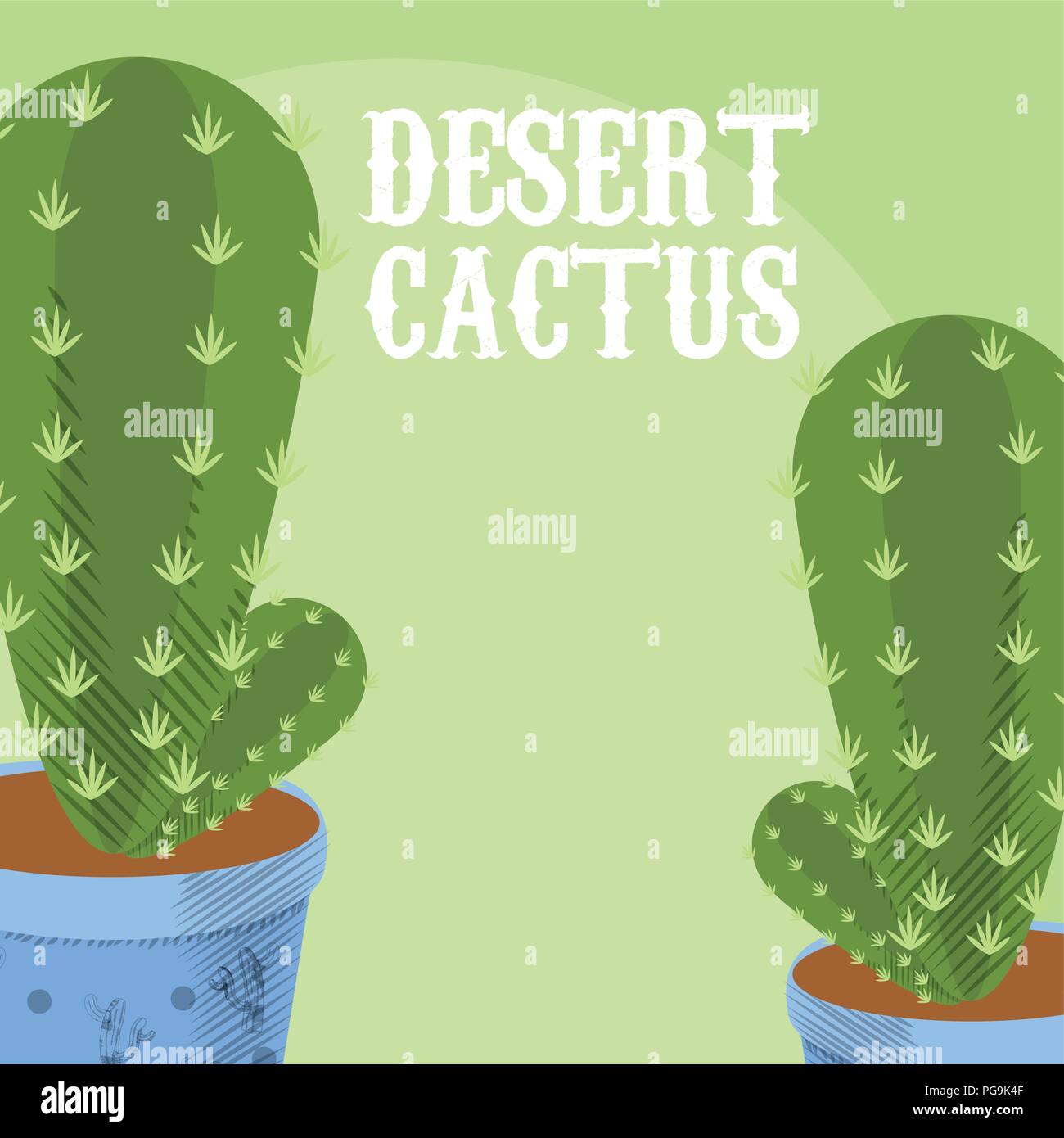 Desert cactus plant Stock Vector Image & Art - Alamy