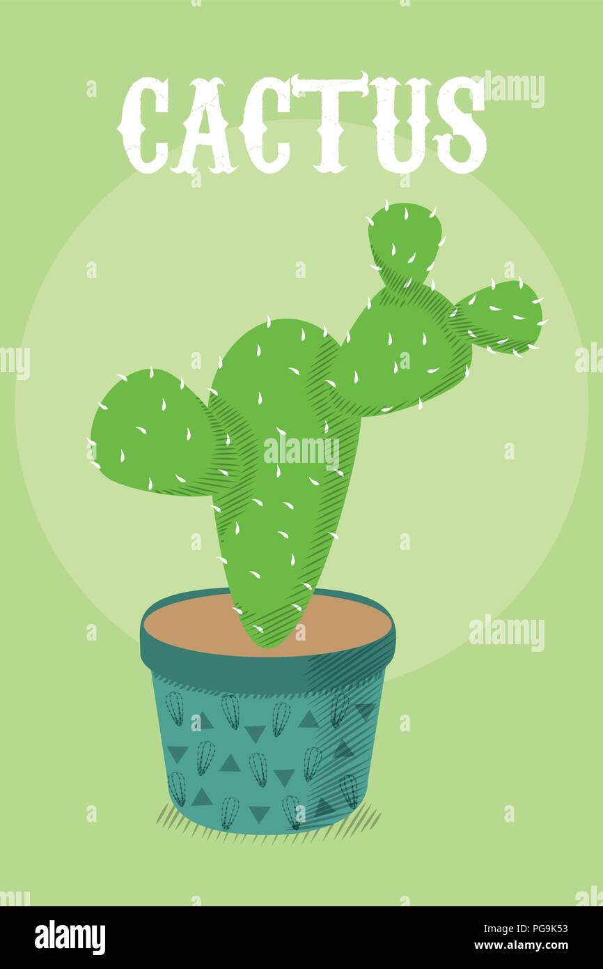 Desert cactus plant Stock Vector Image & Art - Alamy