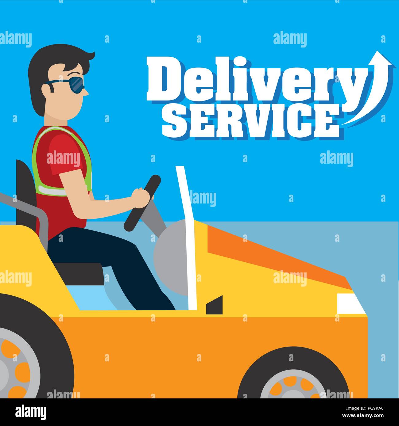 Delivery service concept Stock Vector Image & Art - Alamy