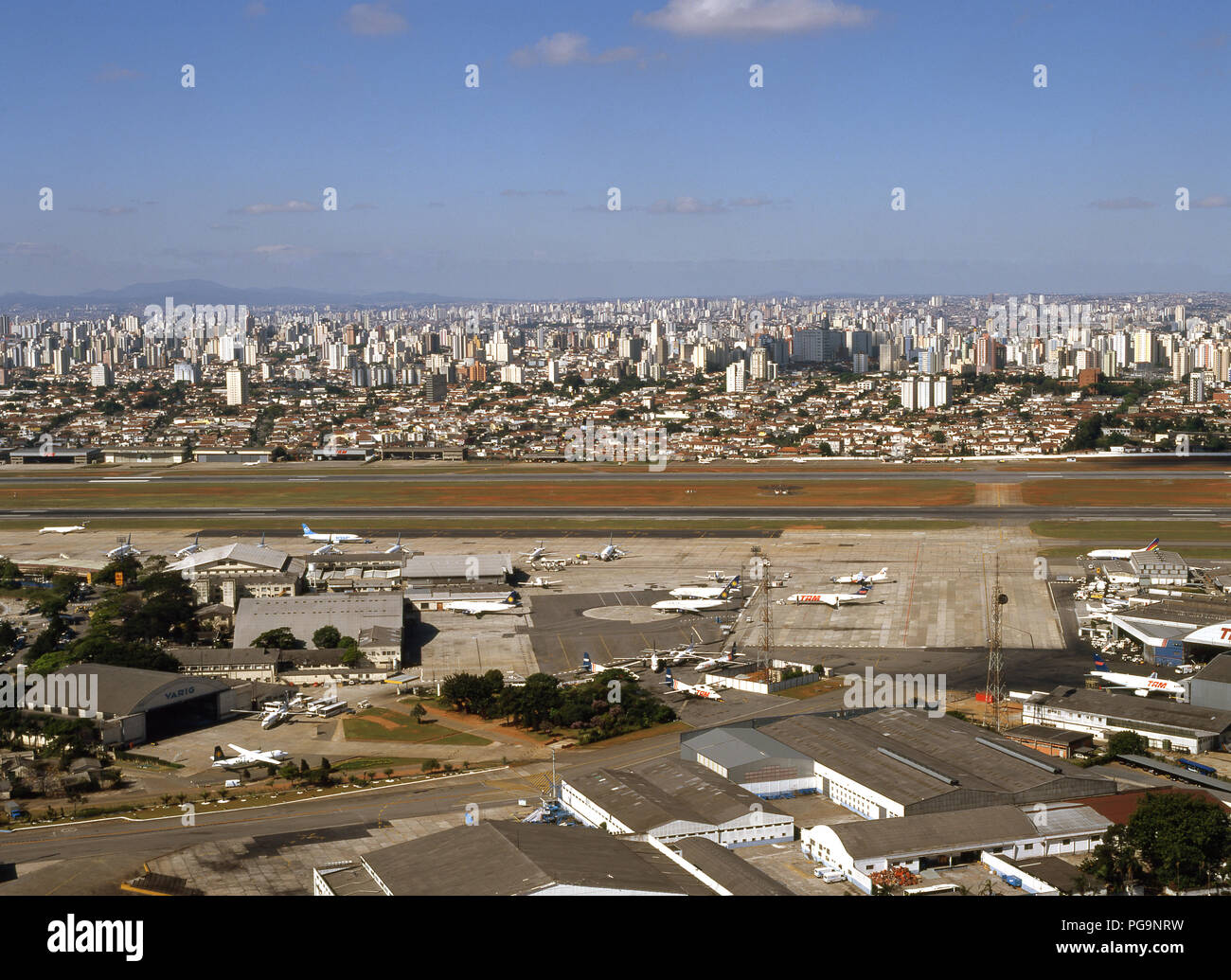 Airplanes, Congonhas Airport, Sao Paulo, Brazil Stock Photo Alamy