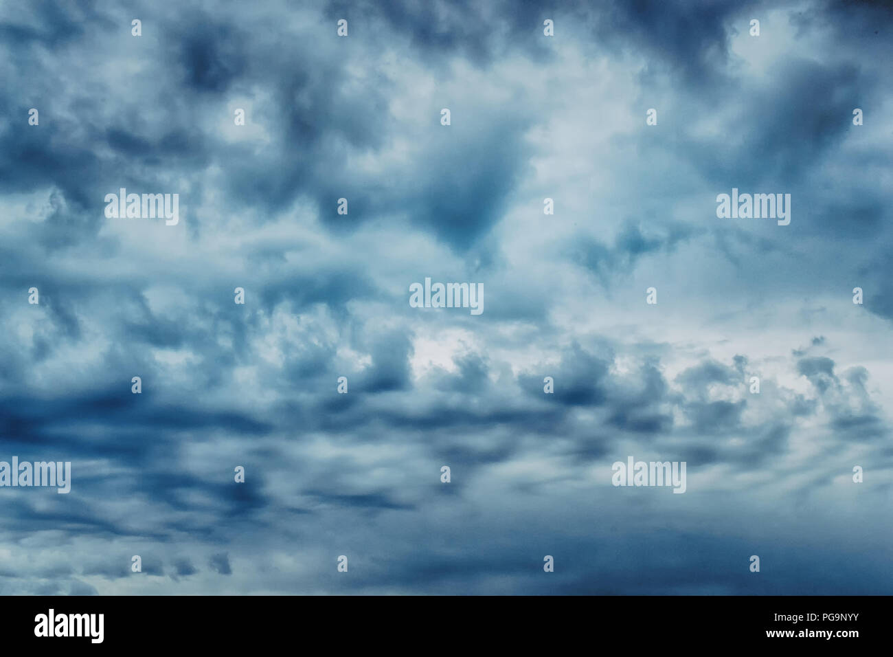 sky with dark clouds before the storm Stock Photo - Alamy