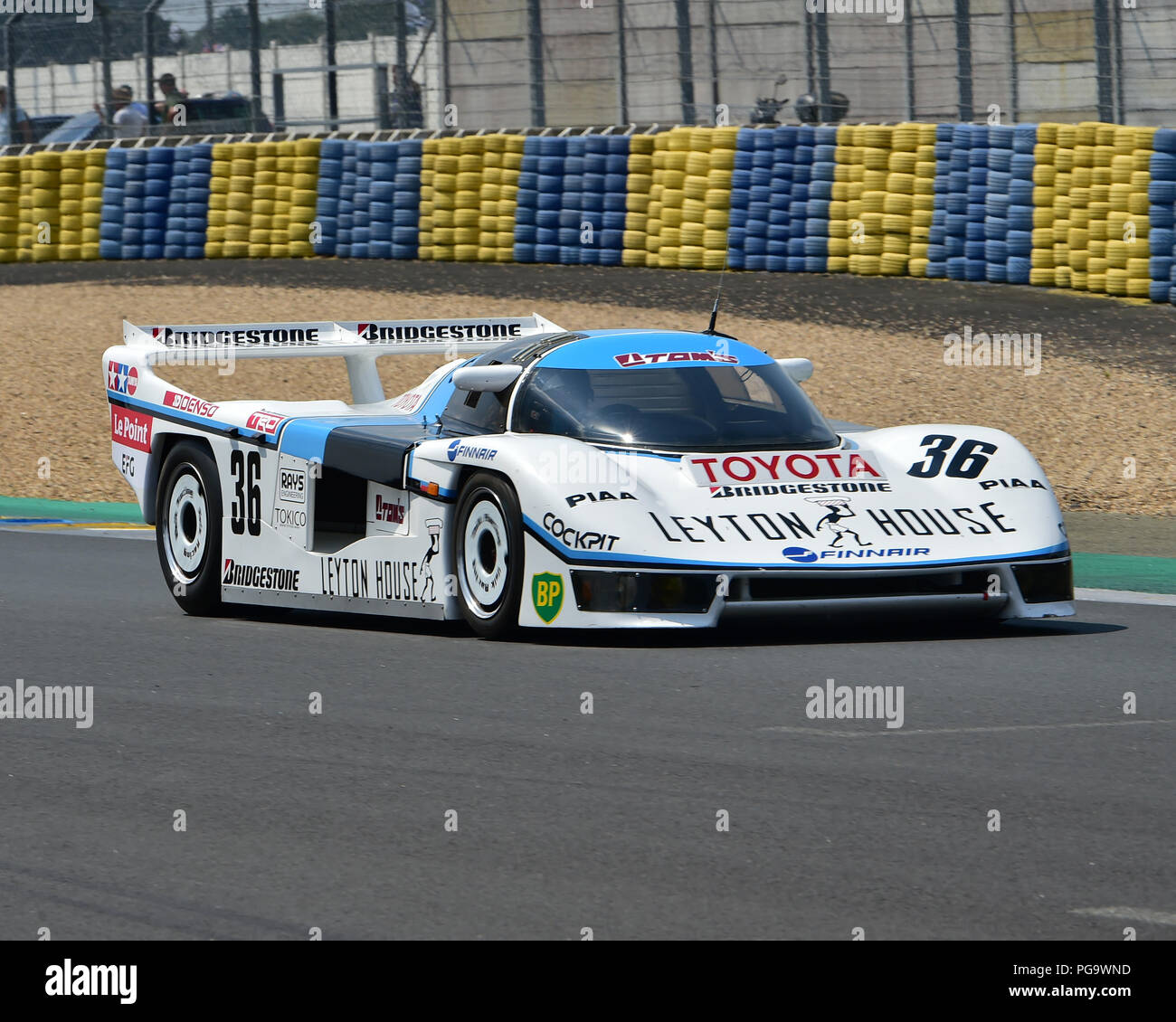 Hisashi Kunie, Toshiya Ito, Toyota 85C, Group C Racing, Le Mans Classic 2018, July 2018, Le Mans