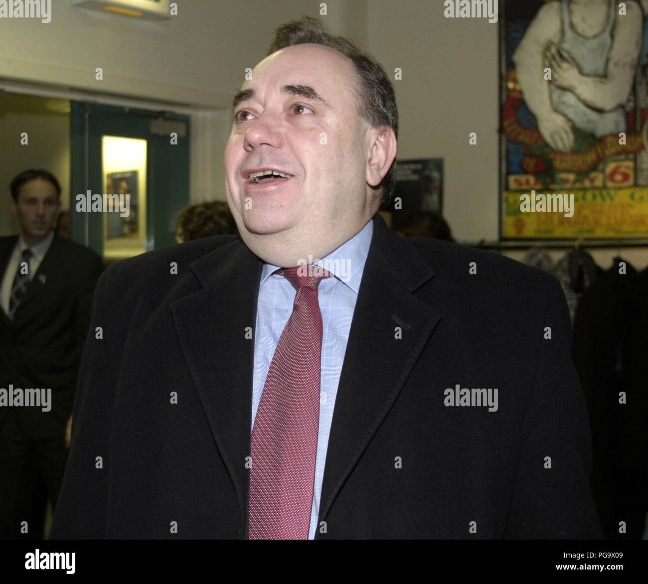 Alex Salmond. The former leader and MSP of the Scottish National Party in Scotland. Stock Photo