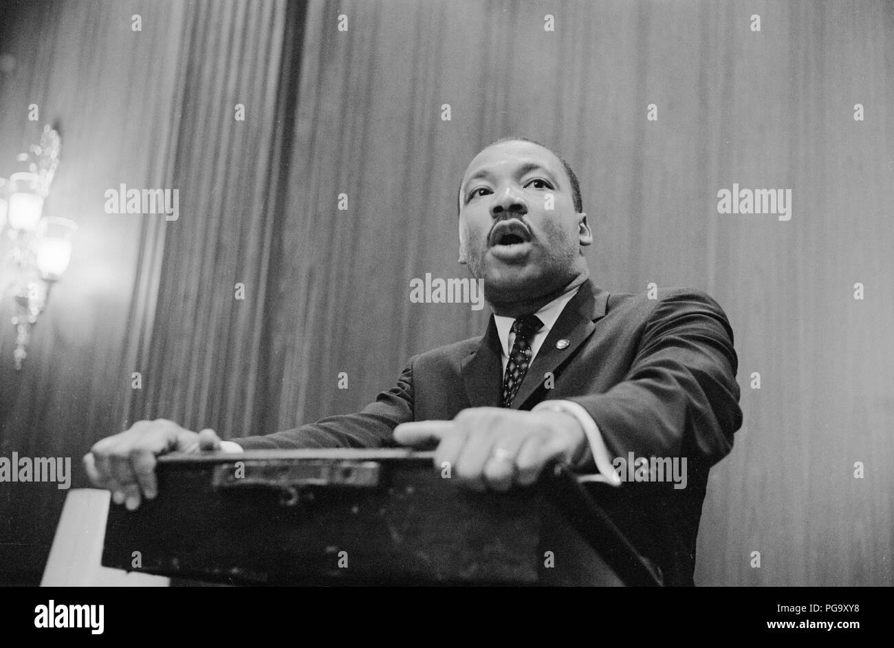 Martin Luther King Jr. - March, 1964 Stock Photo
