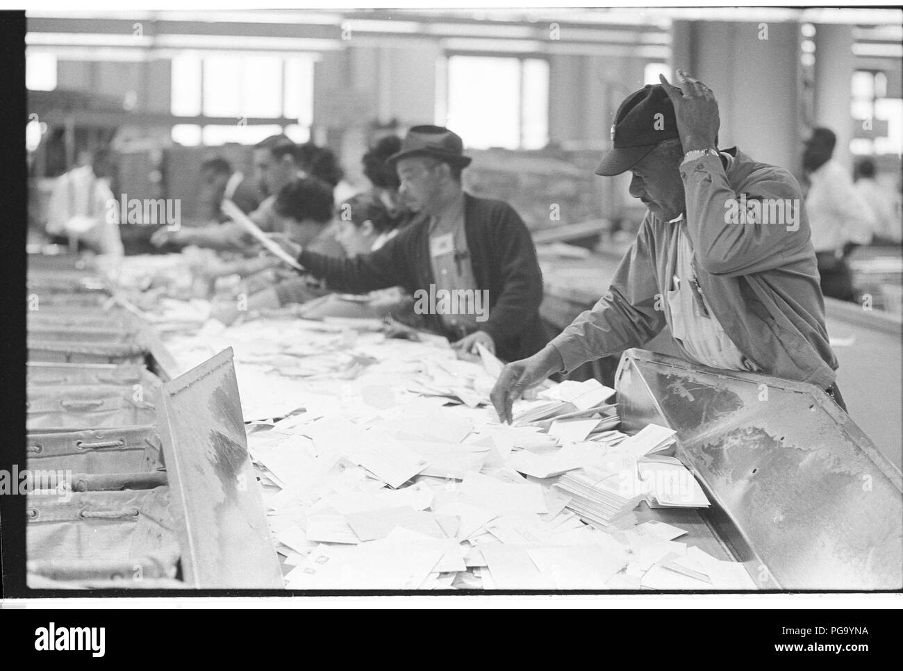 Post Office Worker United States Stock Photos Post Office Worker