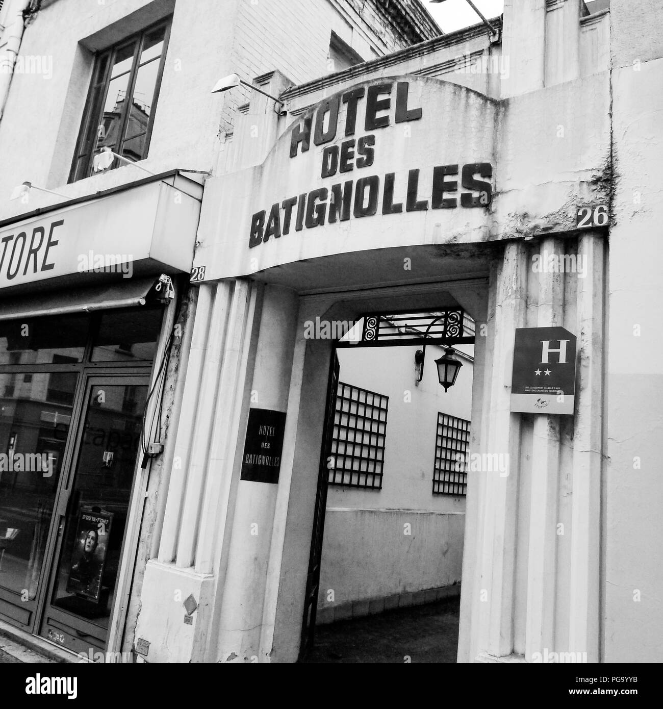 Paris batignolles Black and White Stock Photos Images Alamy