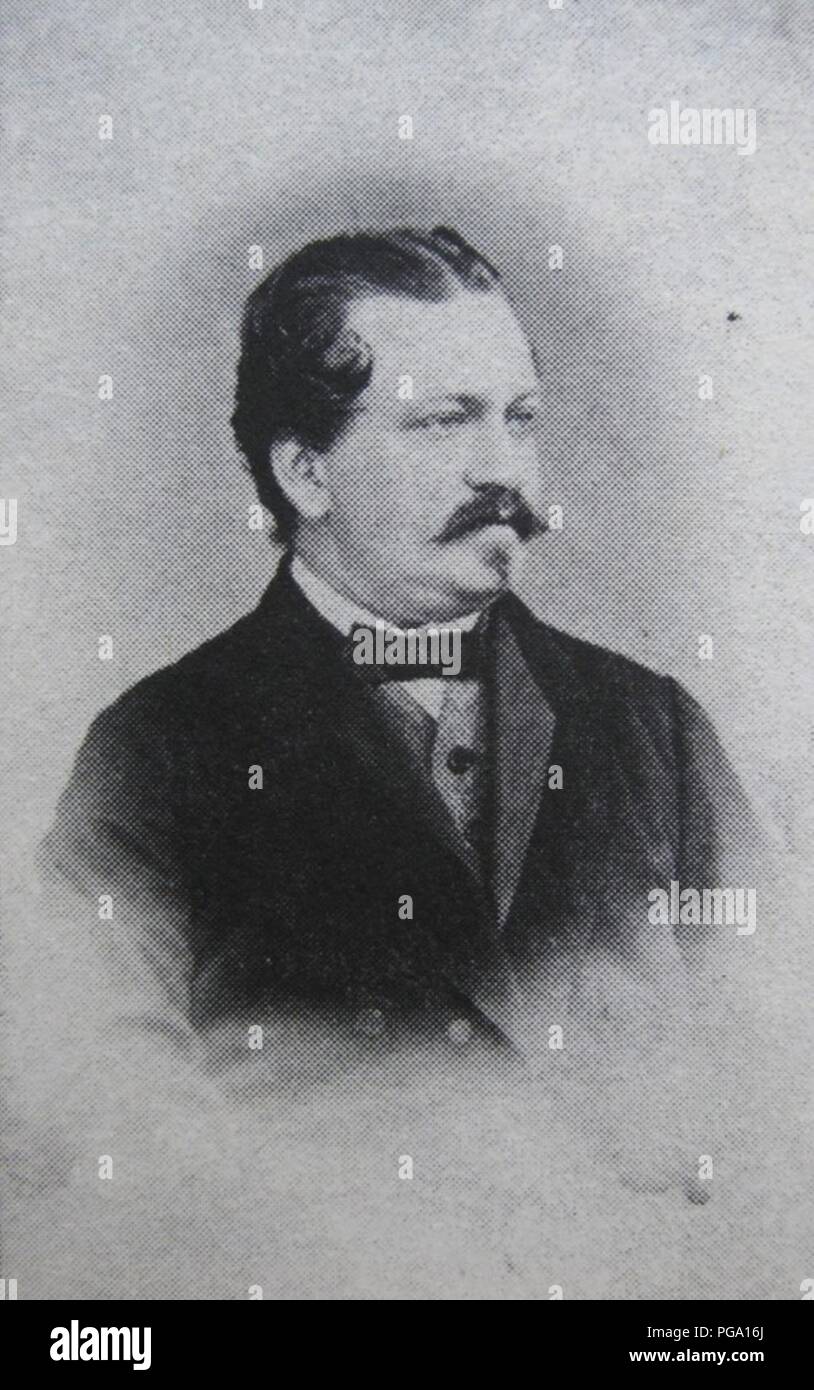 Augustin Fundulus portrait, mayor and businessman of Třebíč. Stock Photo