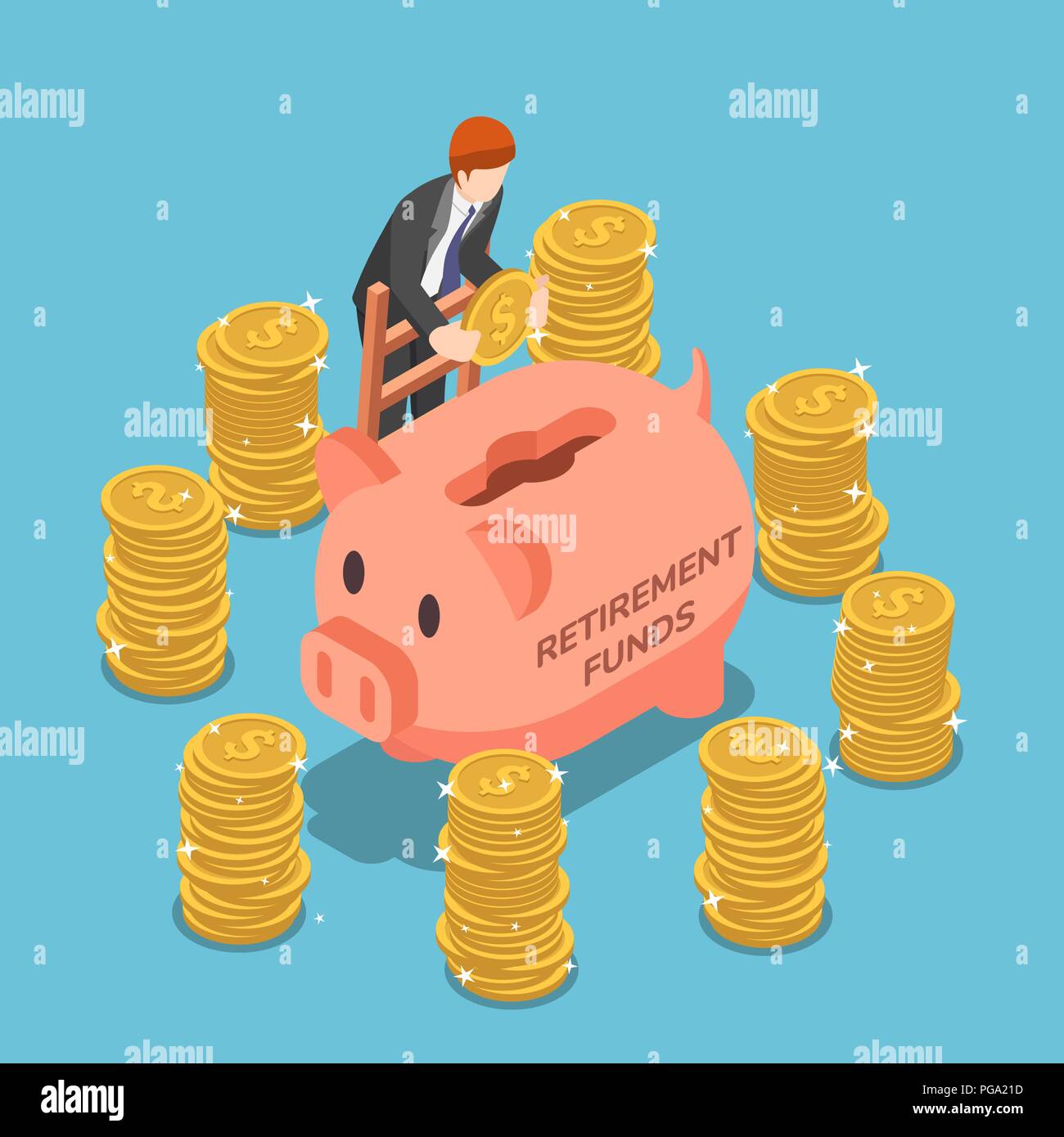 money in piggy bank
