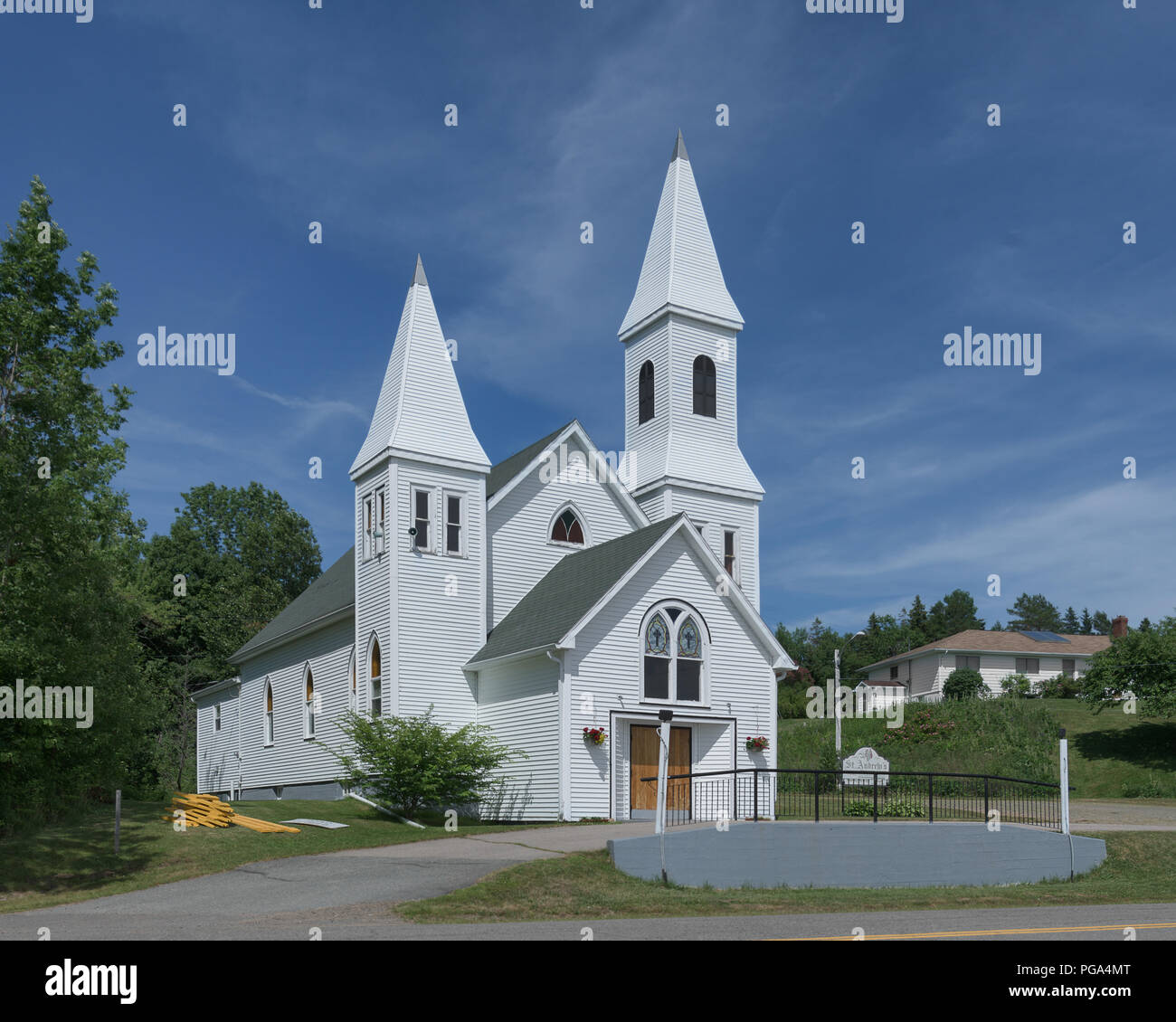 Exterior of the St. Andrew's Presbyterian Church in Nova