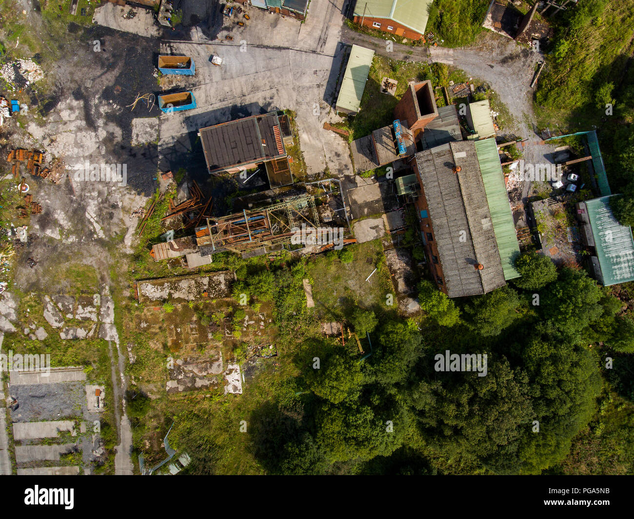 Abandoned coal mine south wales hi-res stock photography and images - Alamy