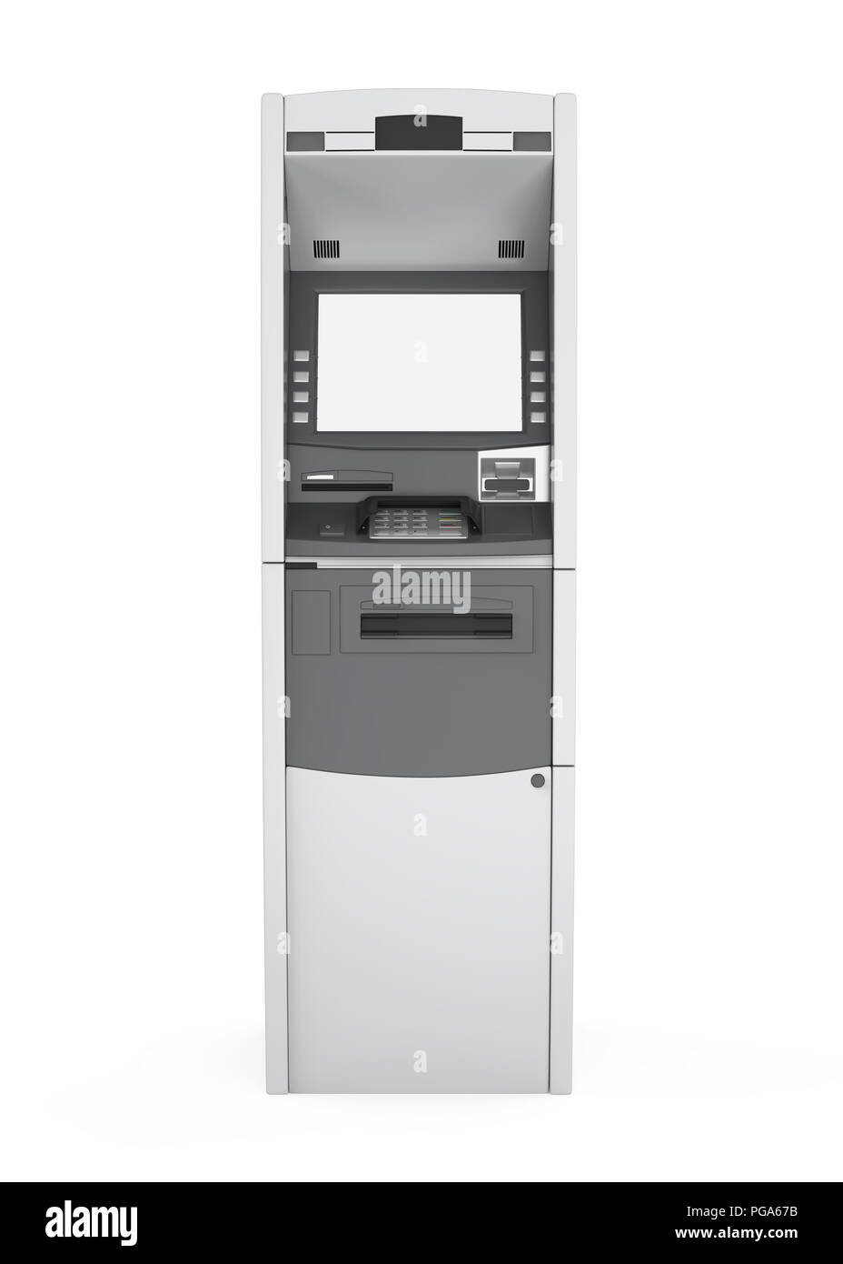Automated Teller Machine Isolated Stock Photo Alamy