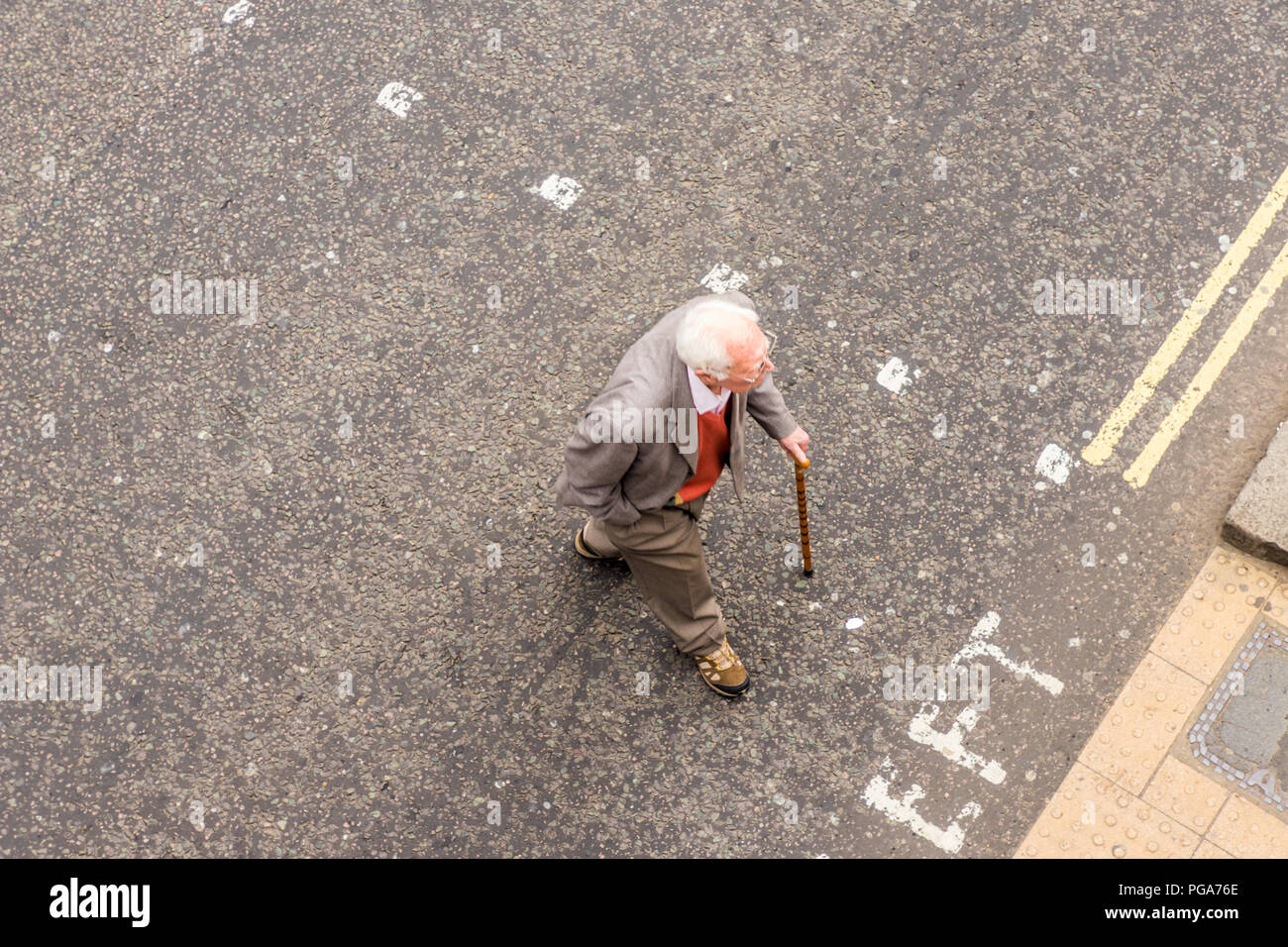 A typical view in the barbican area in london Stock Photo