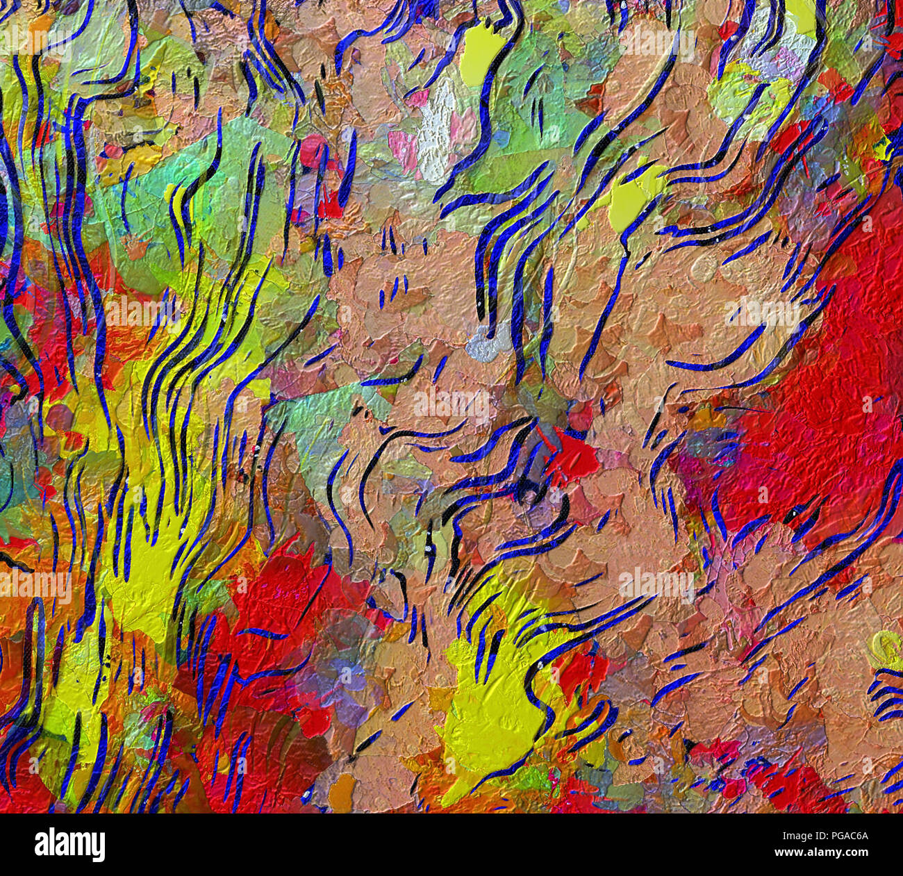 Abstract painting. Art for sale. Oil paint. Modern impressionism