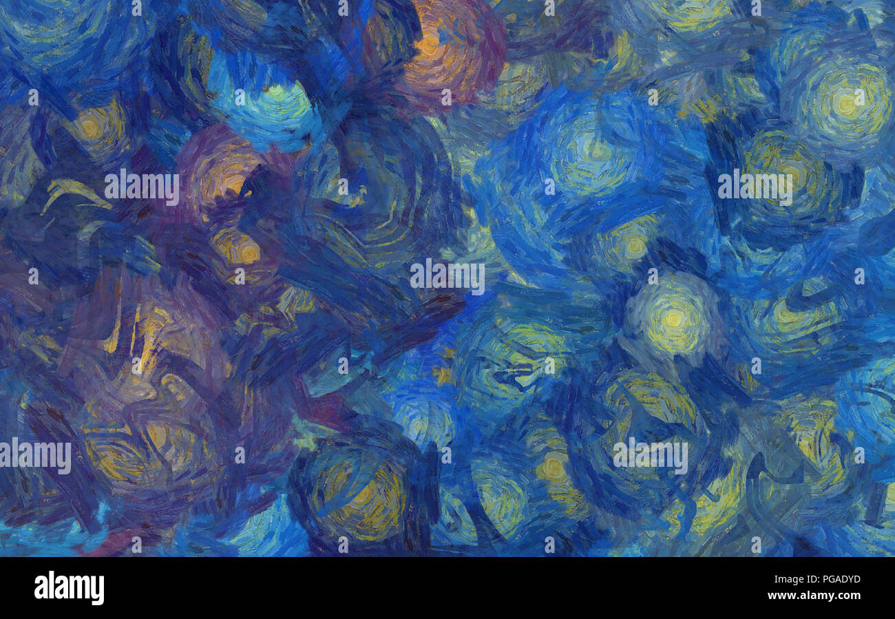 The Starry Night - Vincent van Gogh as art print or hand painted oil.