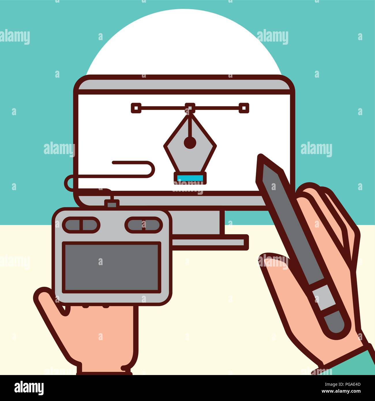graphic design concept Stock Vector Image & Art - Alamy