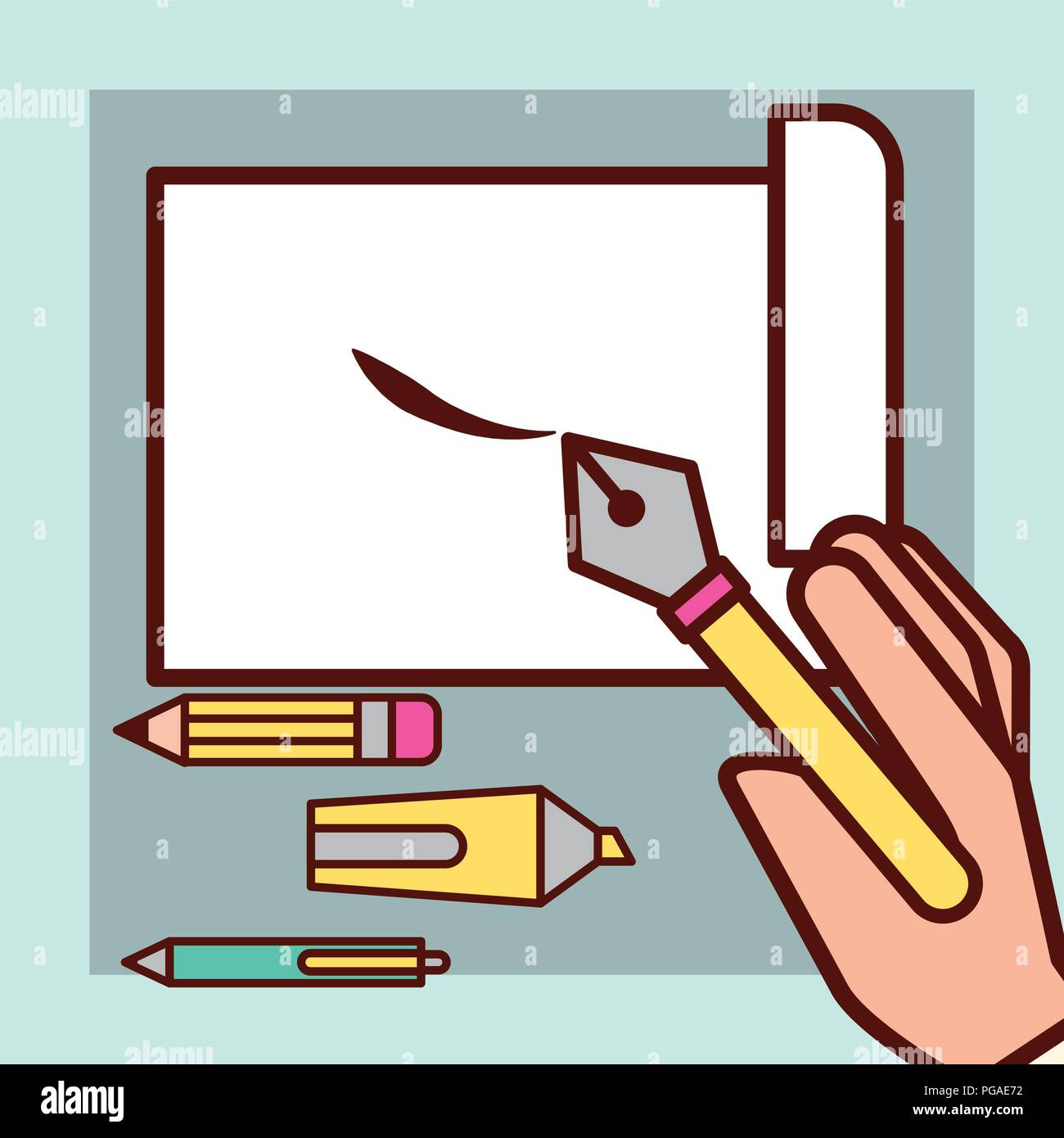 graphic design concept Stock Vector Image & Art - Alamy