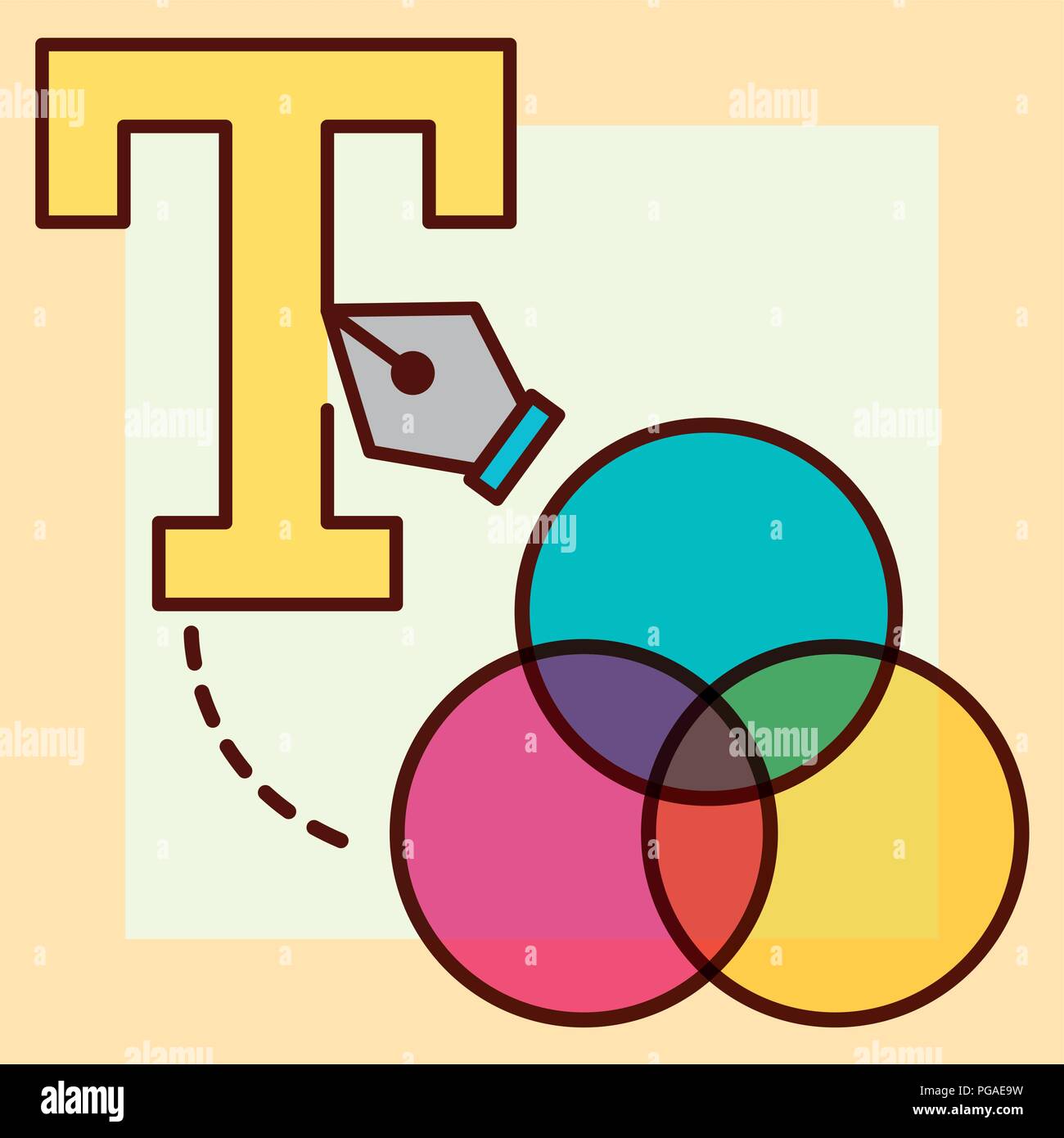 graphic design concept Stock Vector Image & Art - Alamy