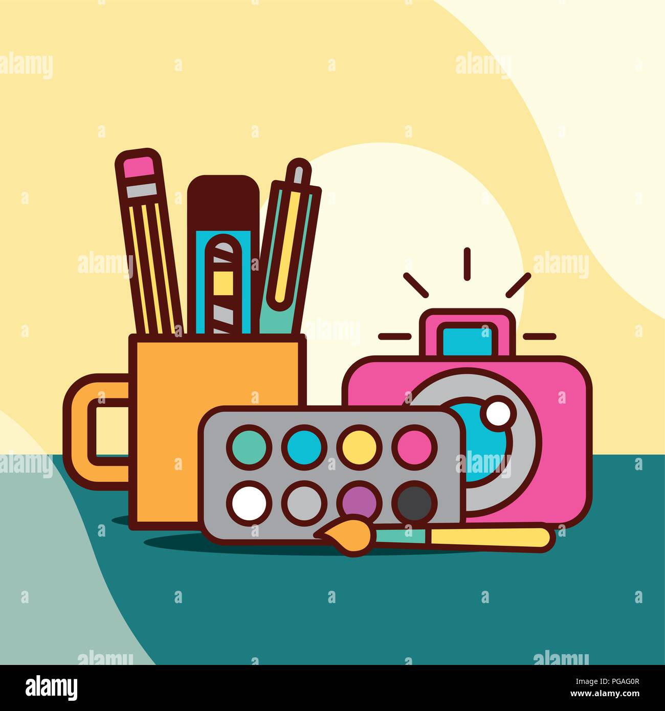 graphic design concept Stock Vector