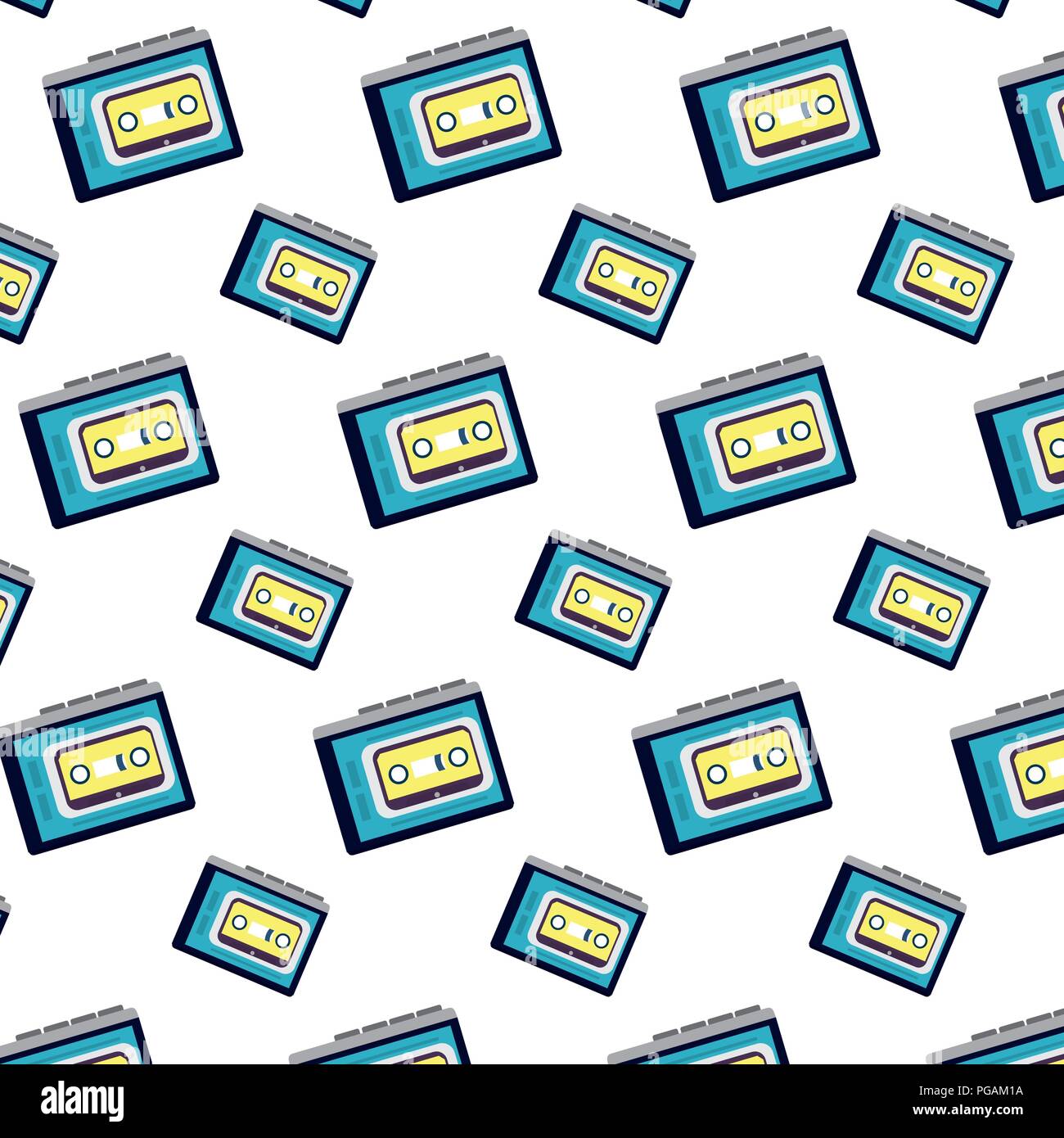 plastic cassette tape stereo background Stock Vector Image & Art - Alamy