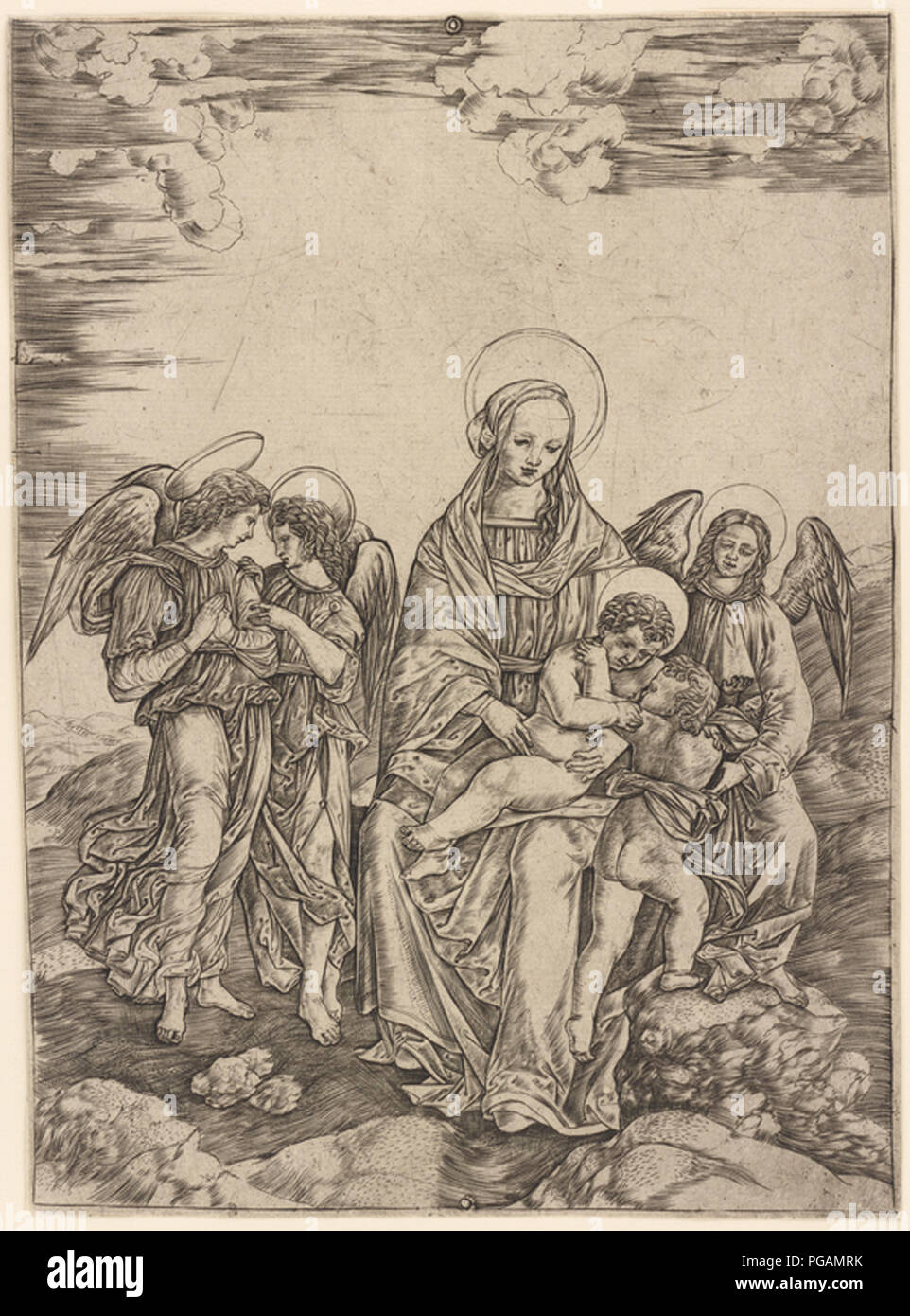 vintage religious artwork Stock Photo