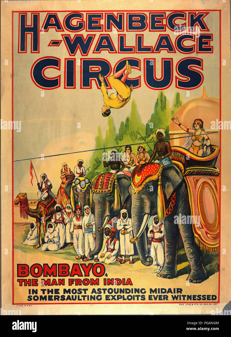 vaudeville circus poster