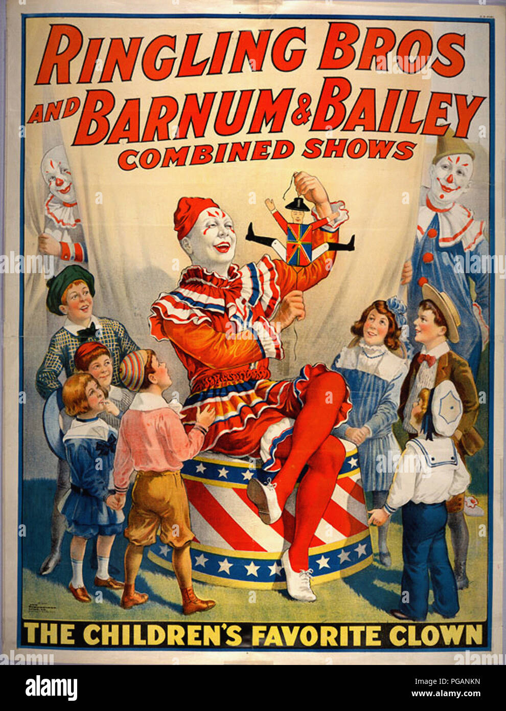 vintage circus poster Stock Photo - Alamy