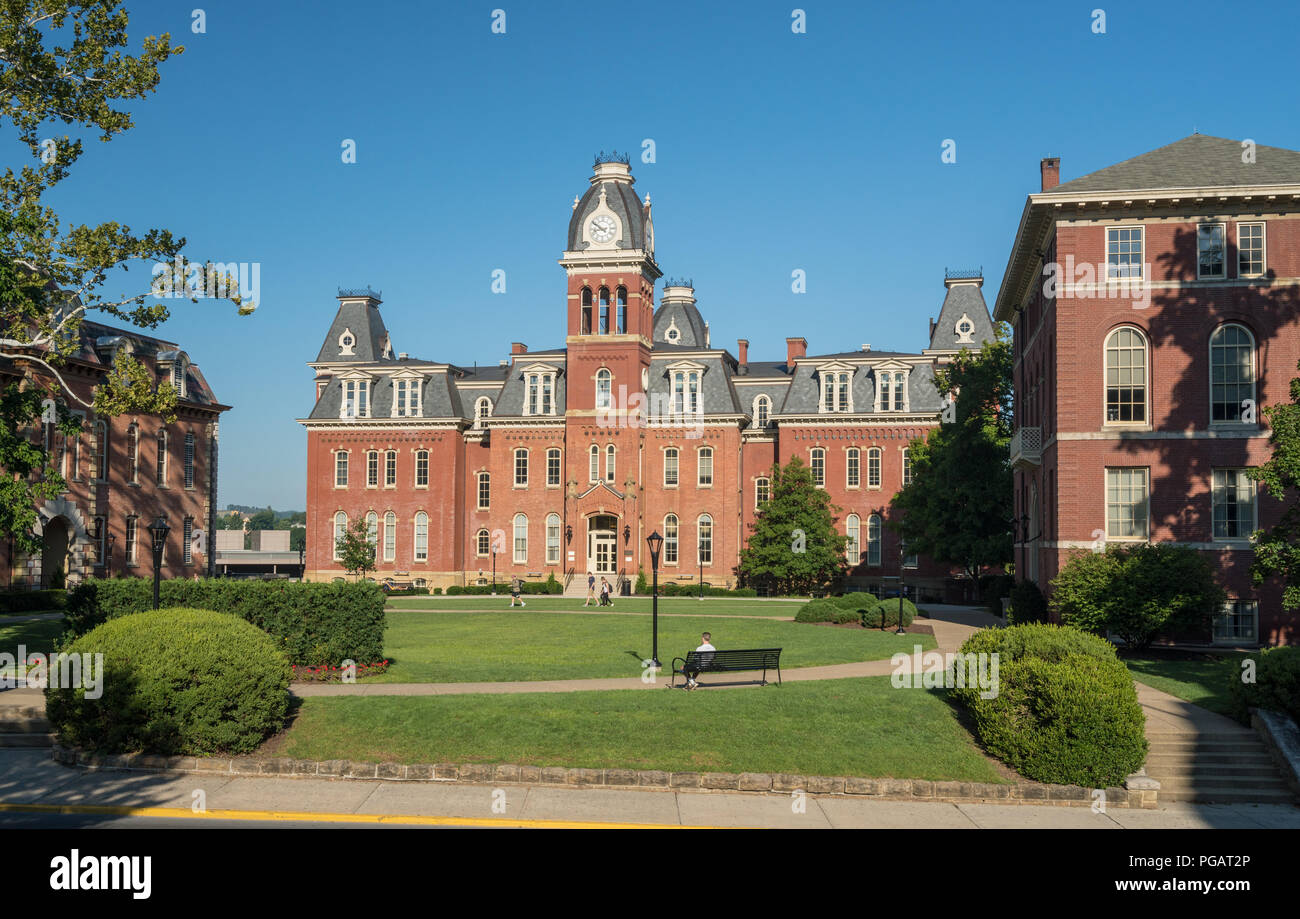 Woodburn Hall at West Virginia University in WV Stock Photo