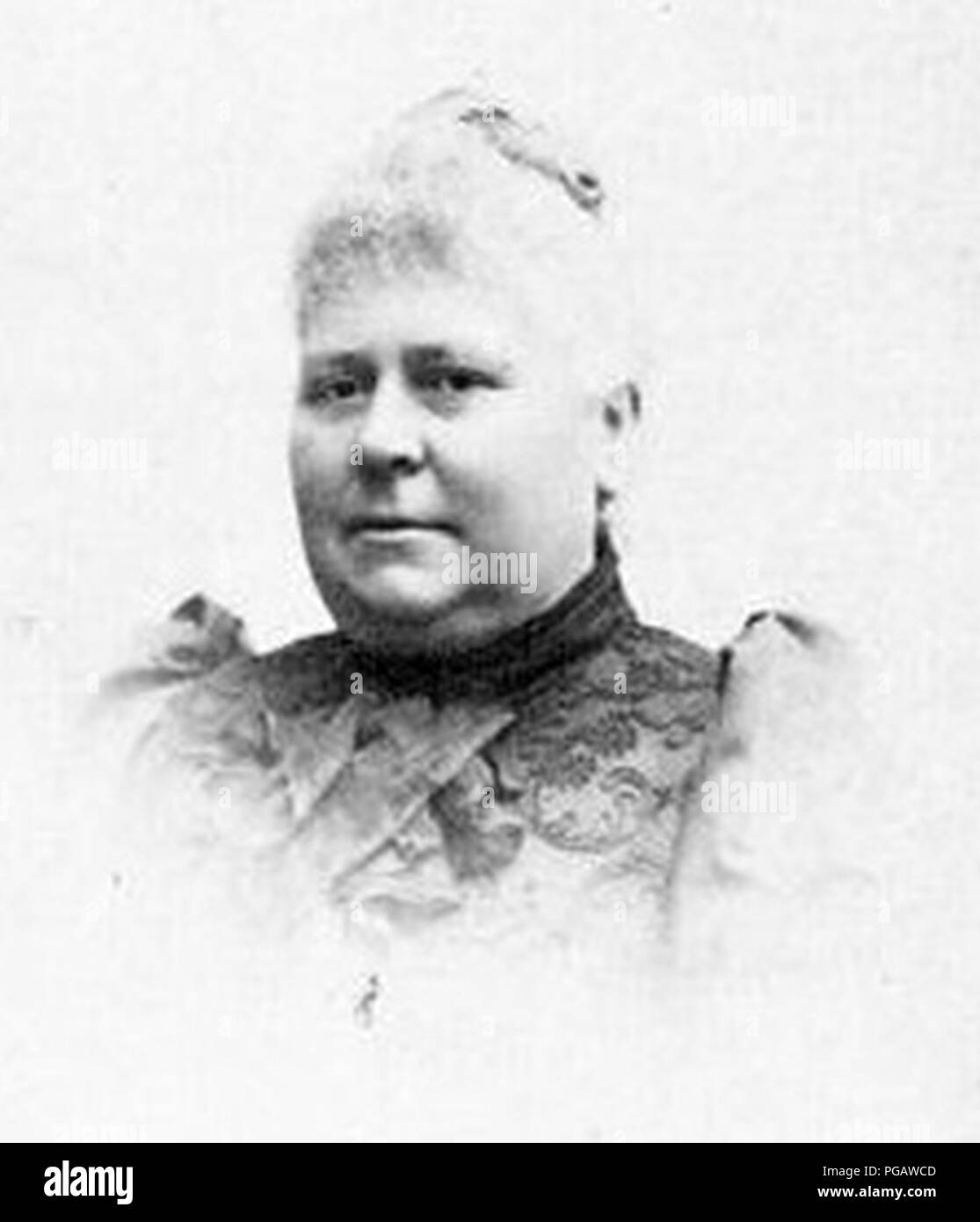 Augusta Lundin (1840-1919). Stock Photo