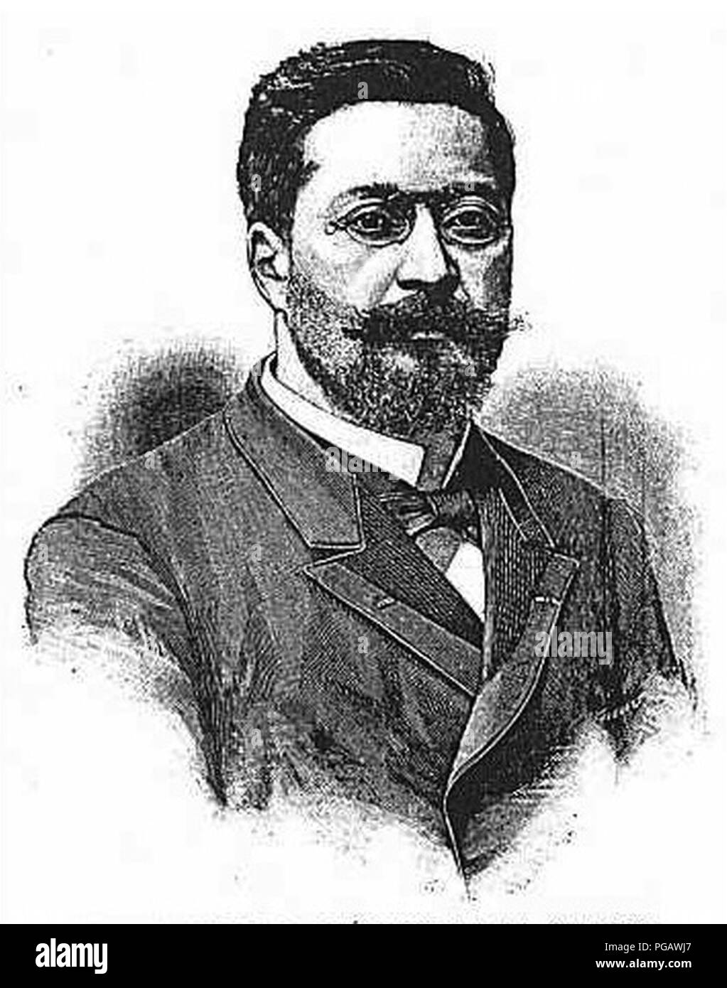 Auguste Burdeau philosophe et homme politique. Stock Photo