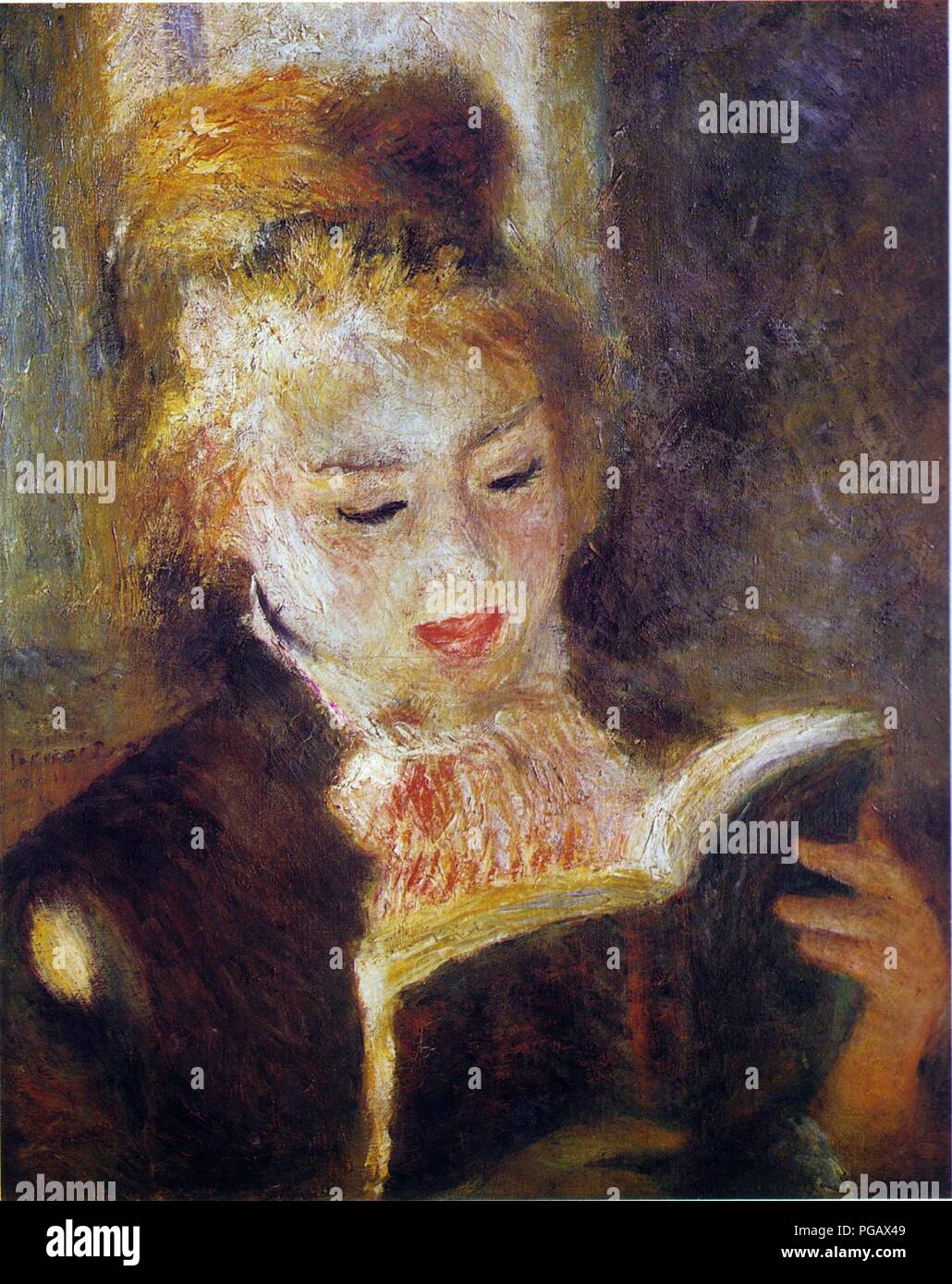 Auguste Renoir La Liseuse Stock Photo - Alamy