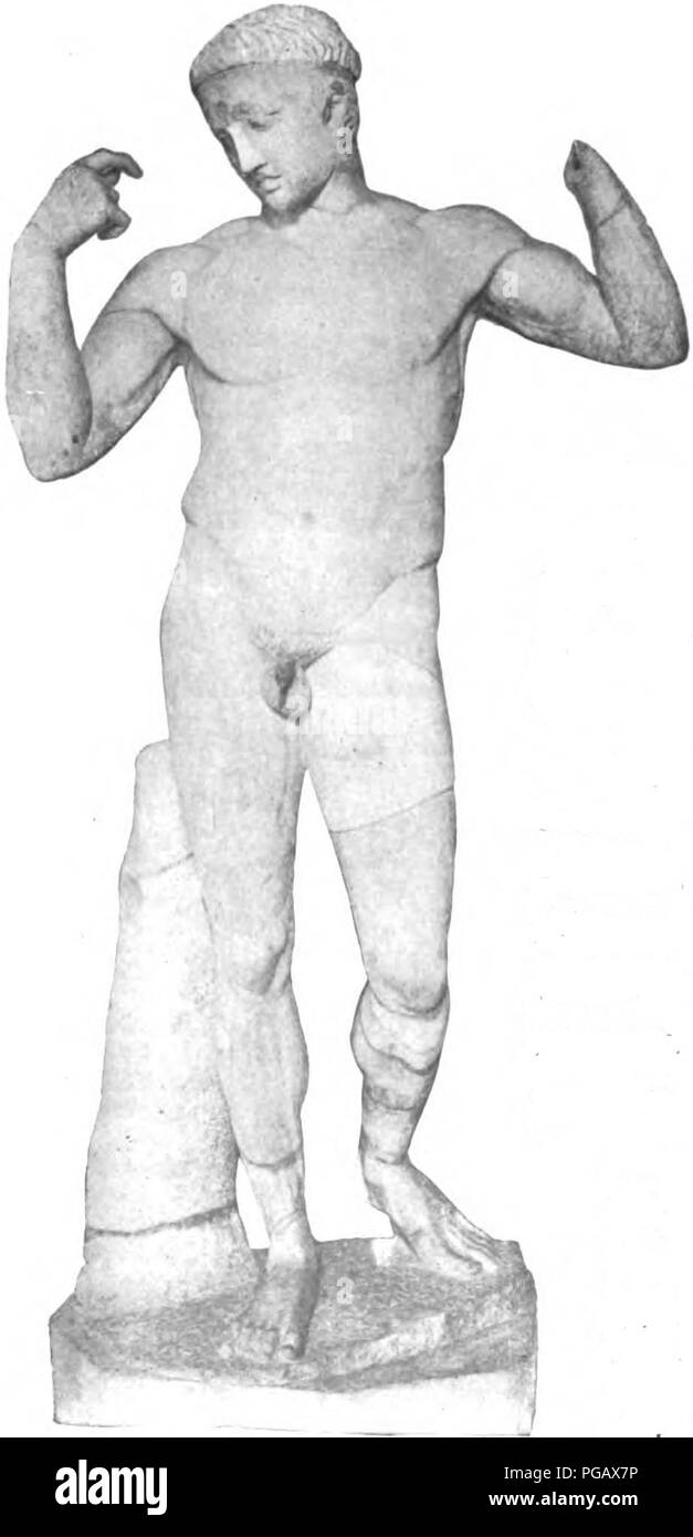 Auguste Rodin Diadumene de Polyclete Gsell 258. Stock Photo