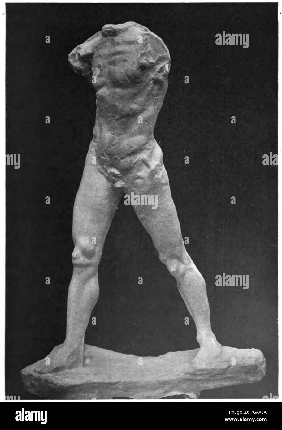 Auguste Rodin Homme Qui Marche Gsell 73 Stock Photo Alamy