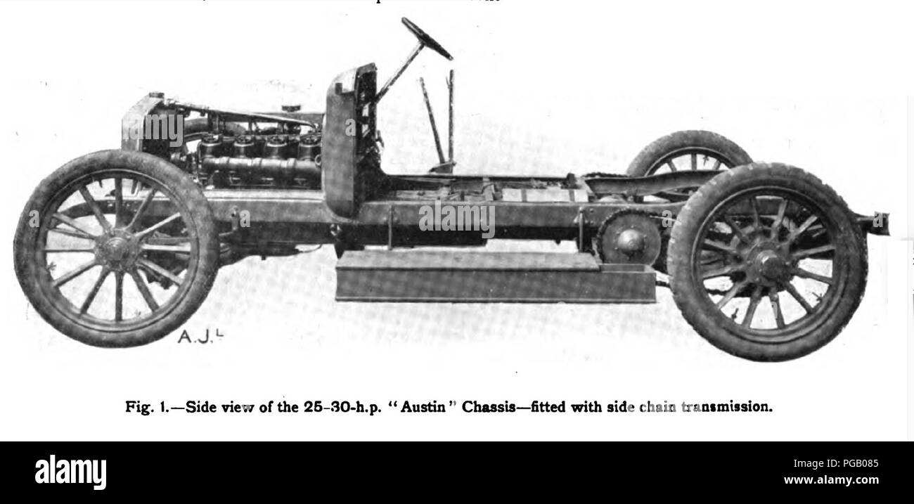 Austin 2530 chassis side view Stock Photo Alamy