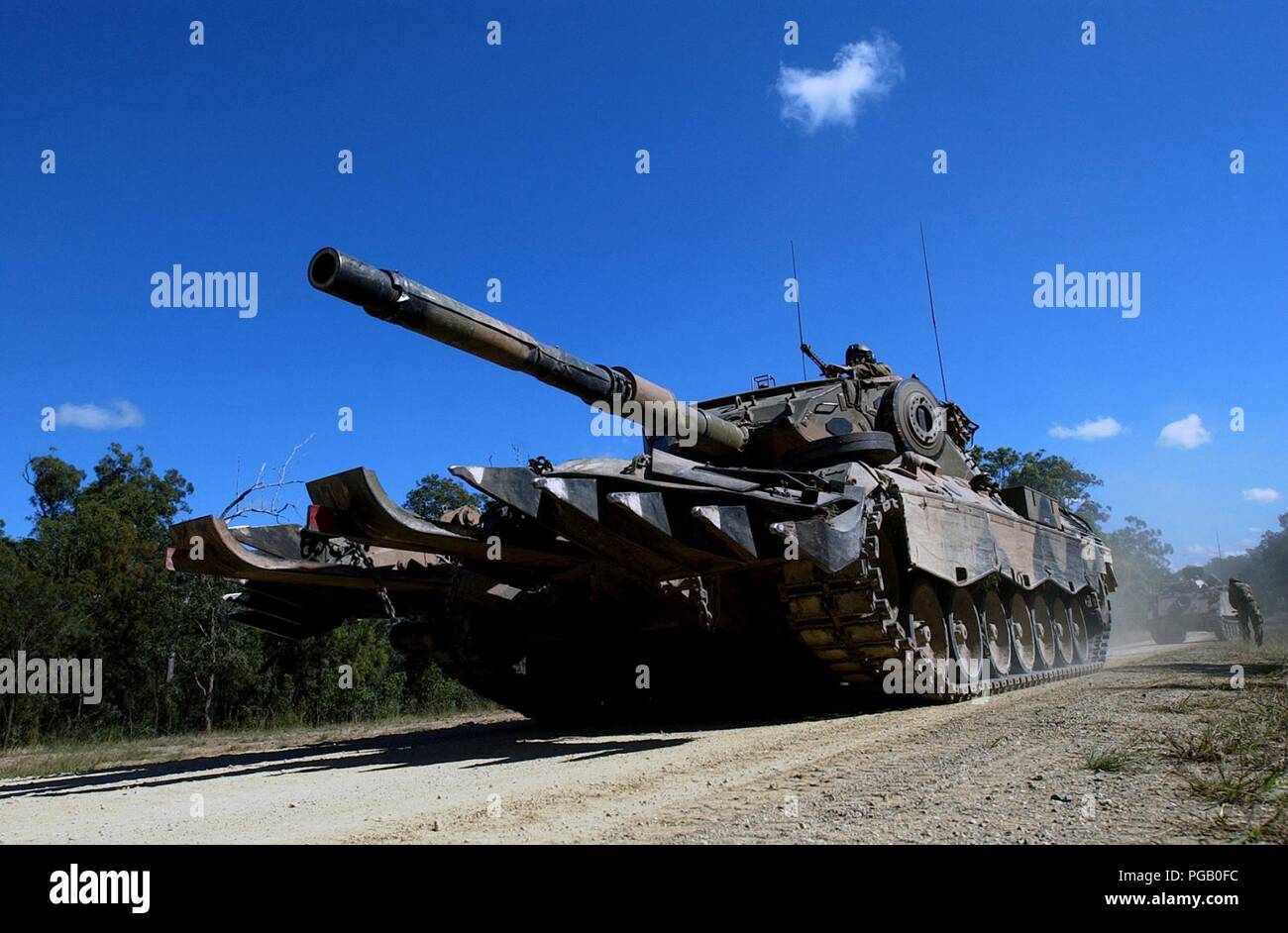 Australian Leopard AS1 MBT. Stock Photo