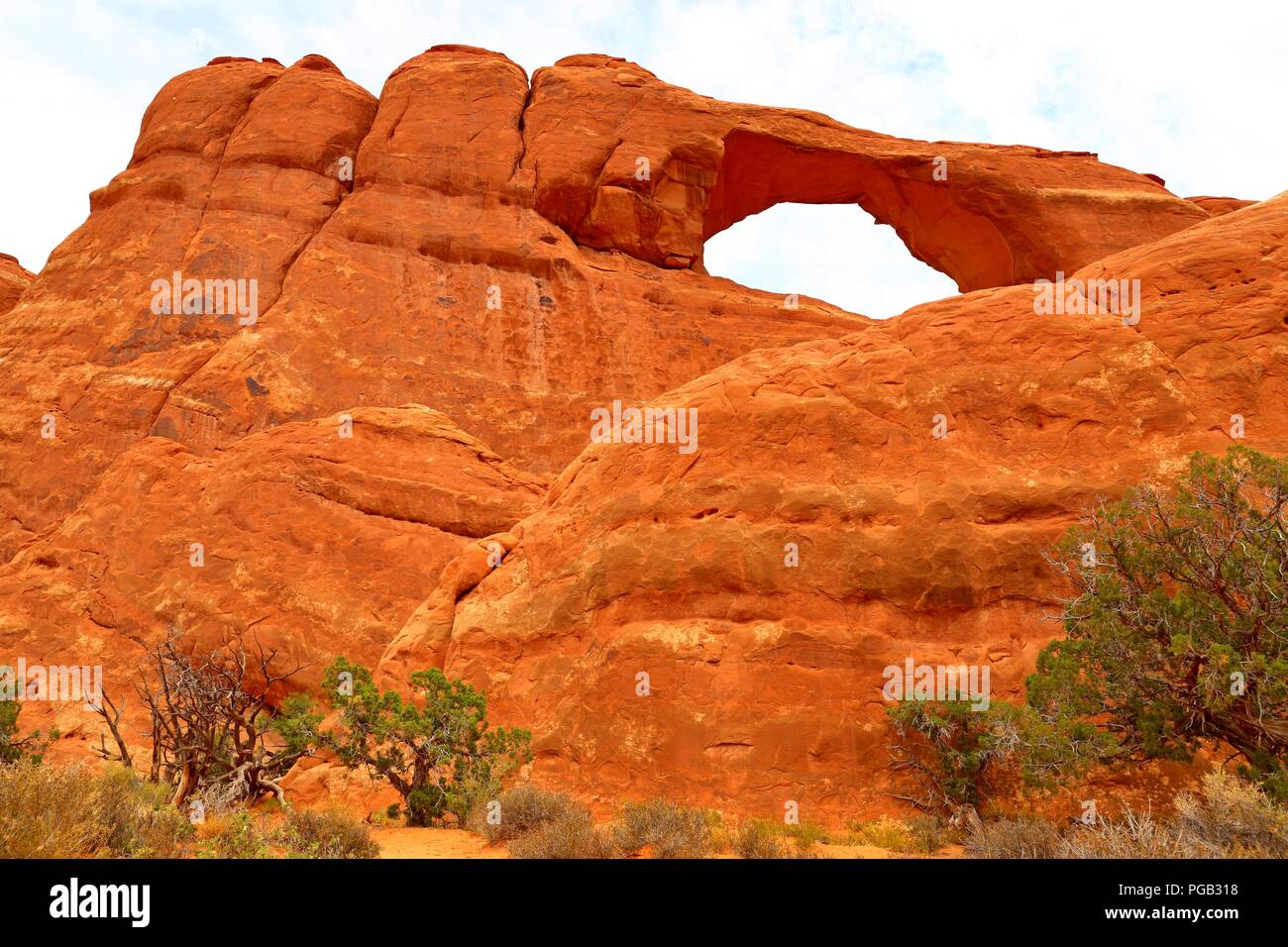 Beautiful rock pedestals in Arches National Park, Utah Stock Photo Alamy