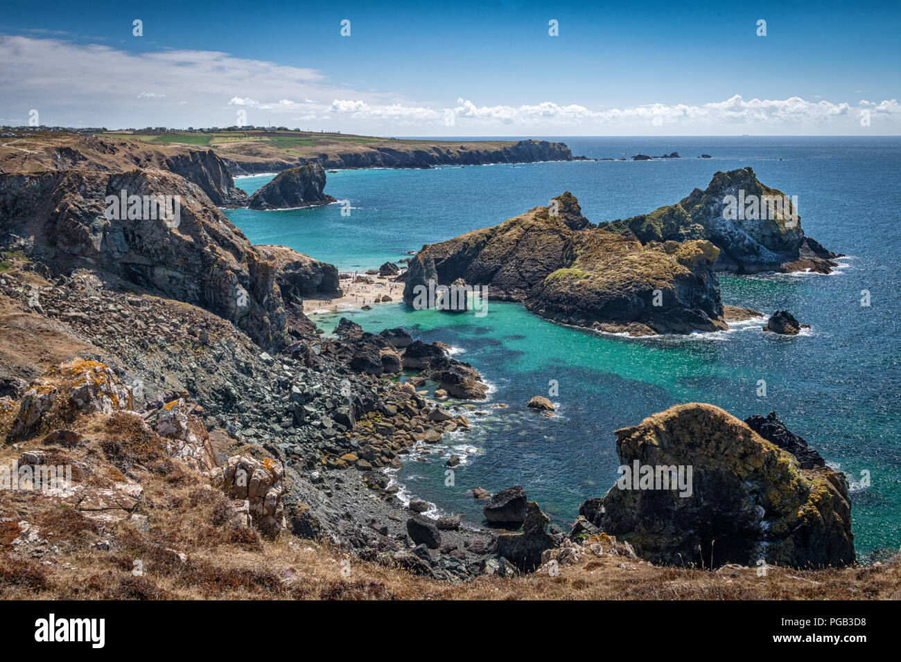 Lizard Peninsula Coast Path View, Cornwall, UK Stock Photo Alamy