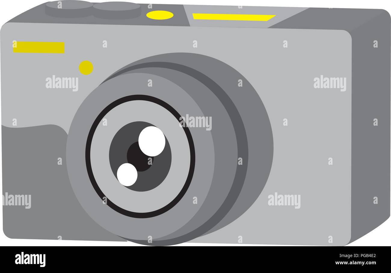 Object De Camera professional digital camera technology object Stock Vector Image & Art ...
