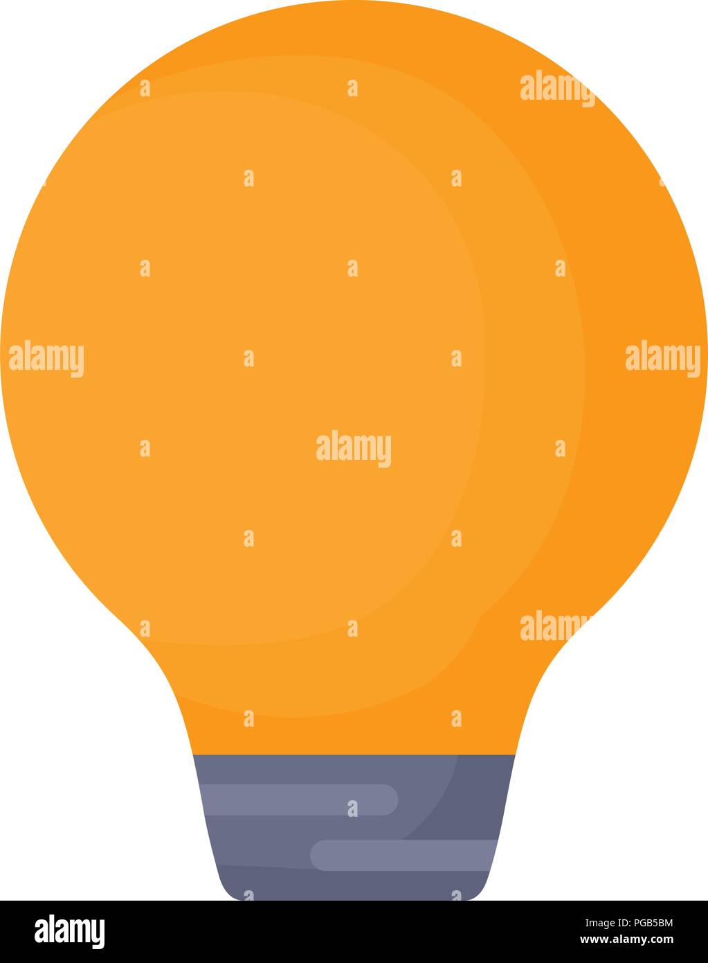 light bulb over white background, vector illustration Stock Vector ...