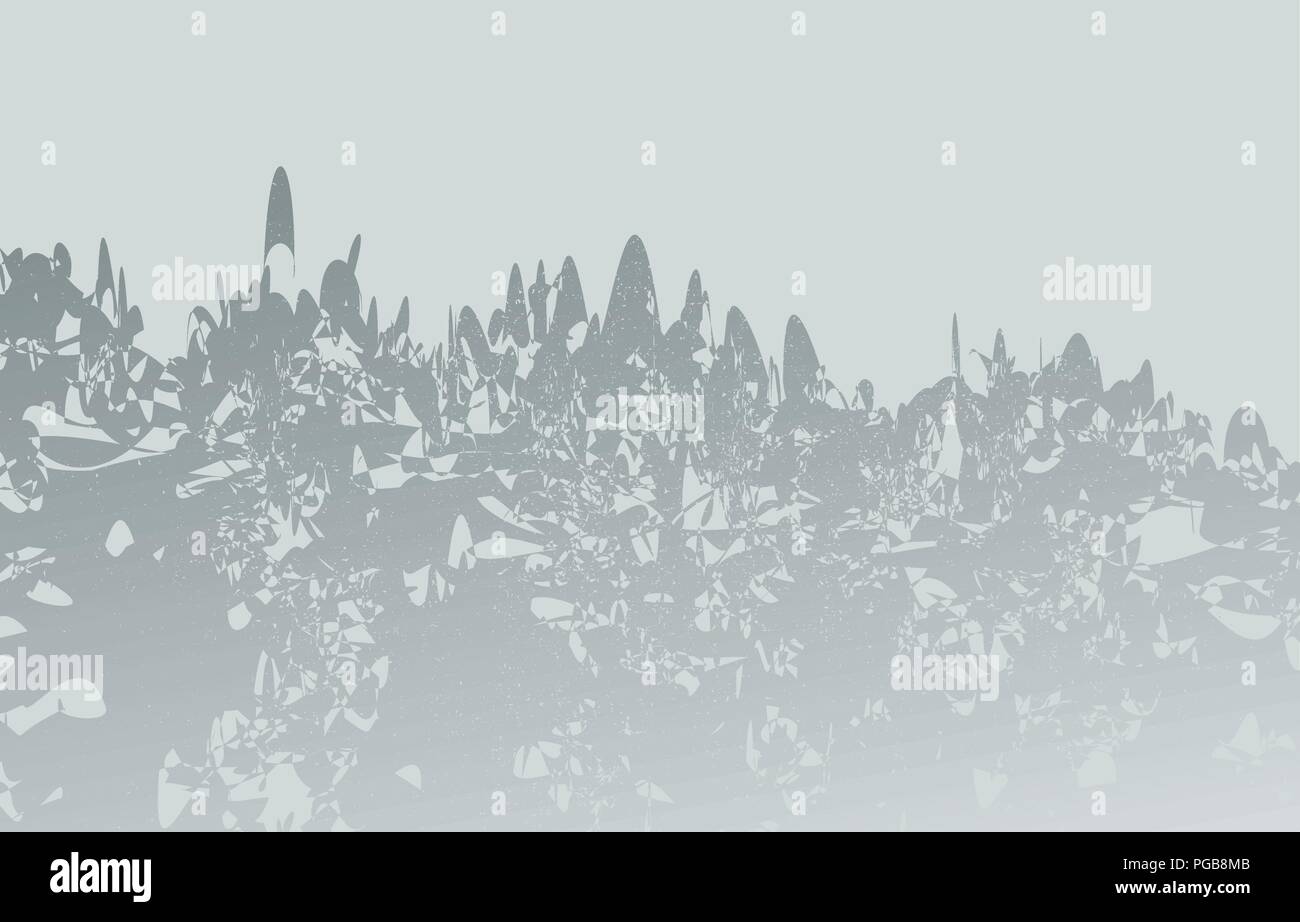 Abstract landscape vector background or illustration for covers, posters, websites, ads etc. Stock Vector