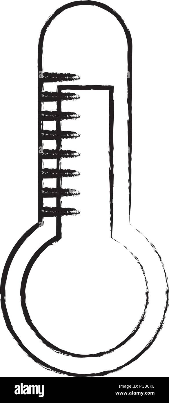 thermometer icon over white background, vector illustration Stock ...