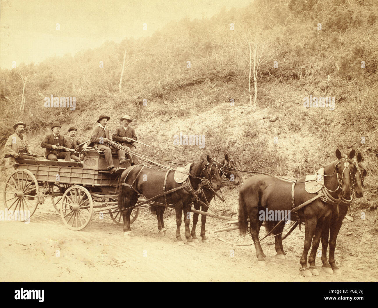 Horse drawn wagon 1800s hires stock photography and images Alamy