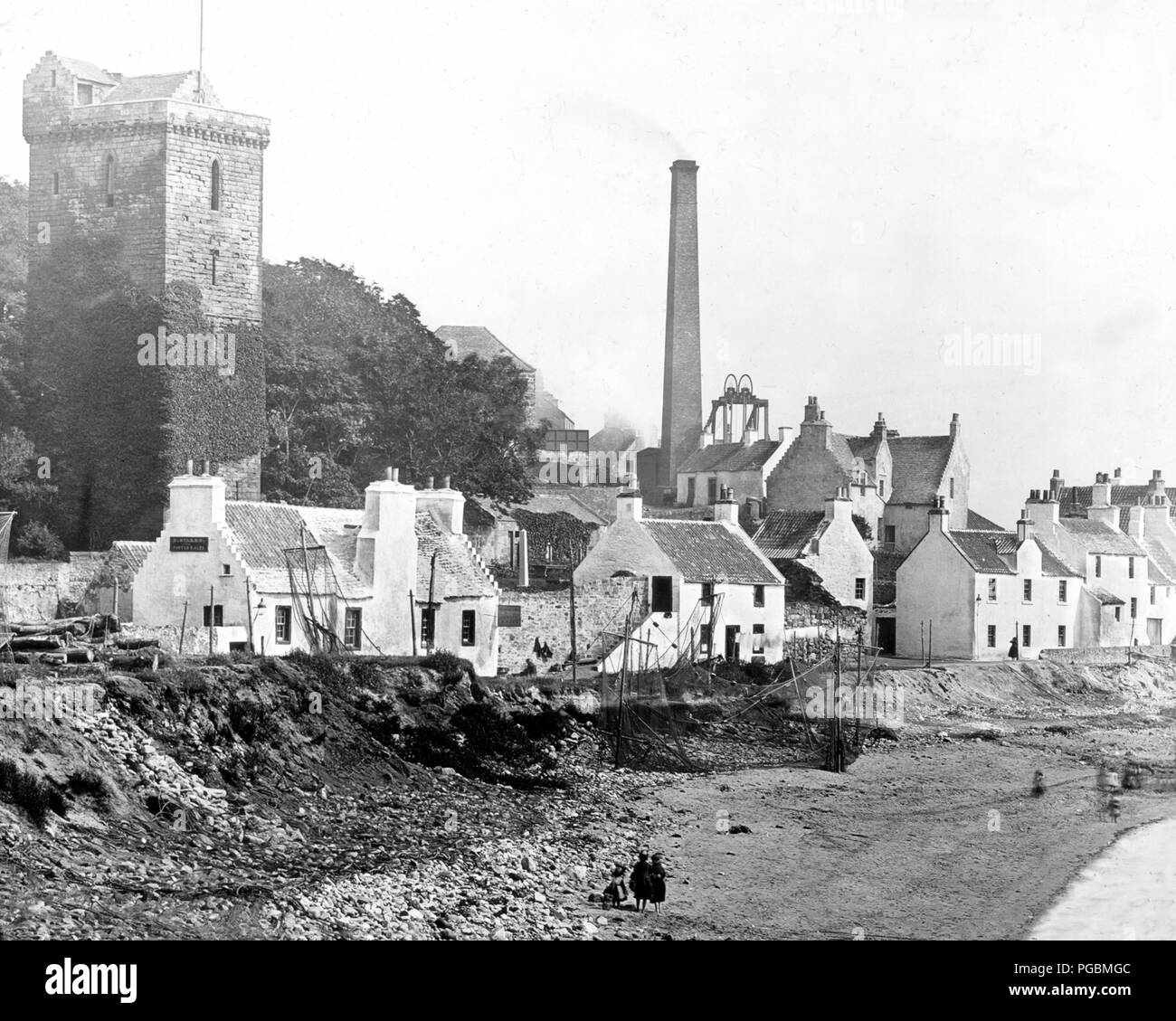 Dysart, Fife, Victorian period Stock Photo